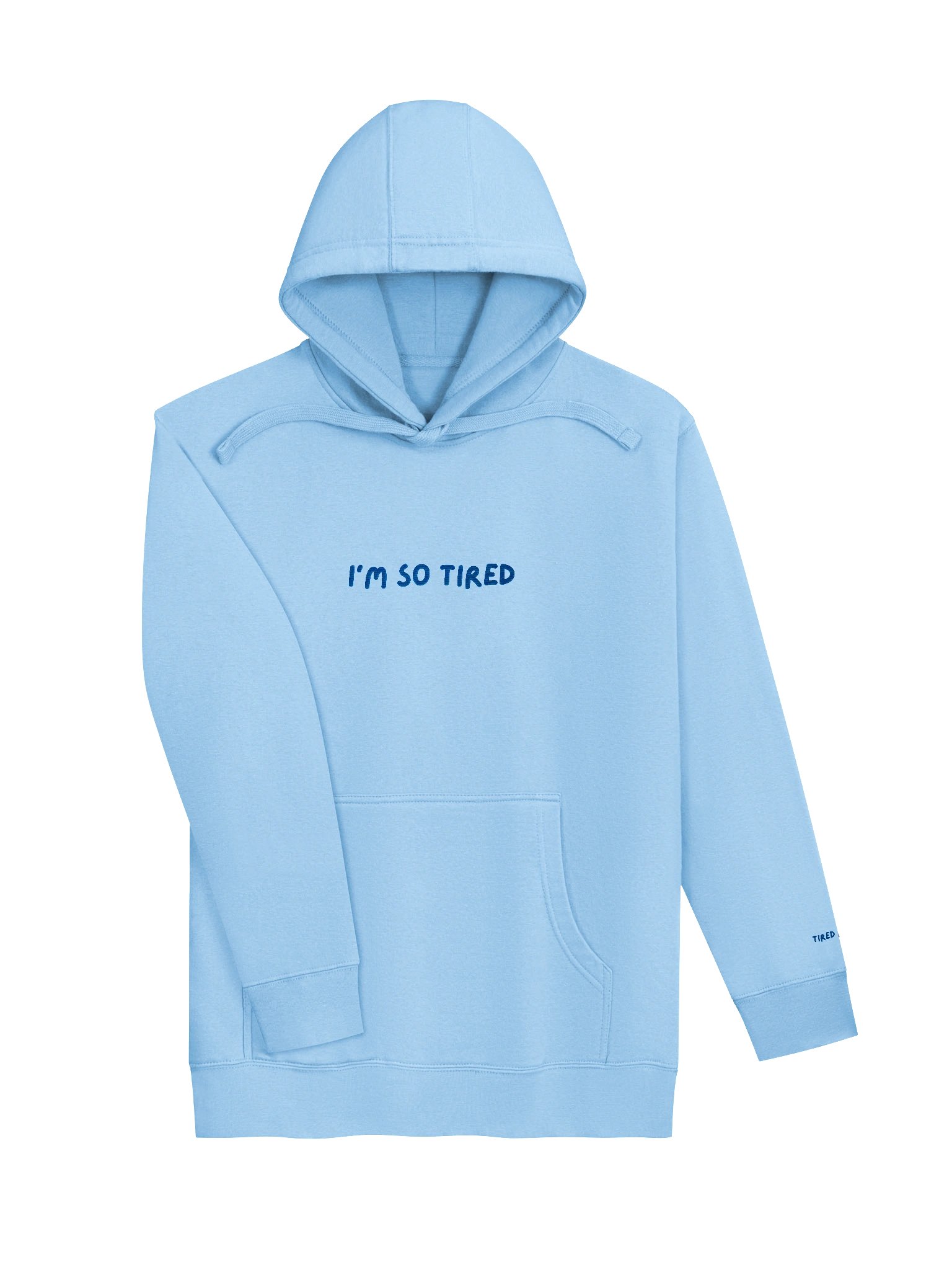 "I'm so tired" Embroidered Hoodie product image (4)