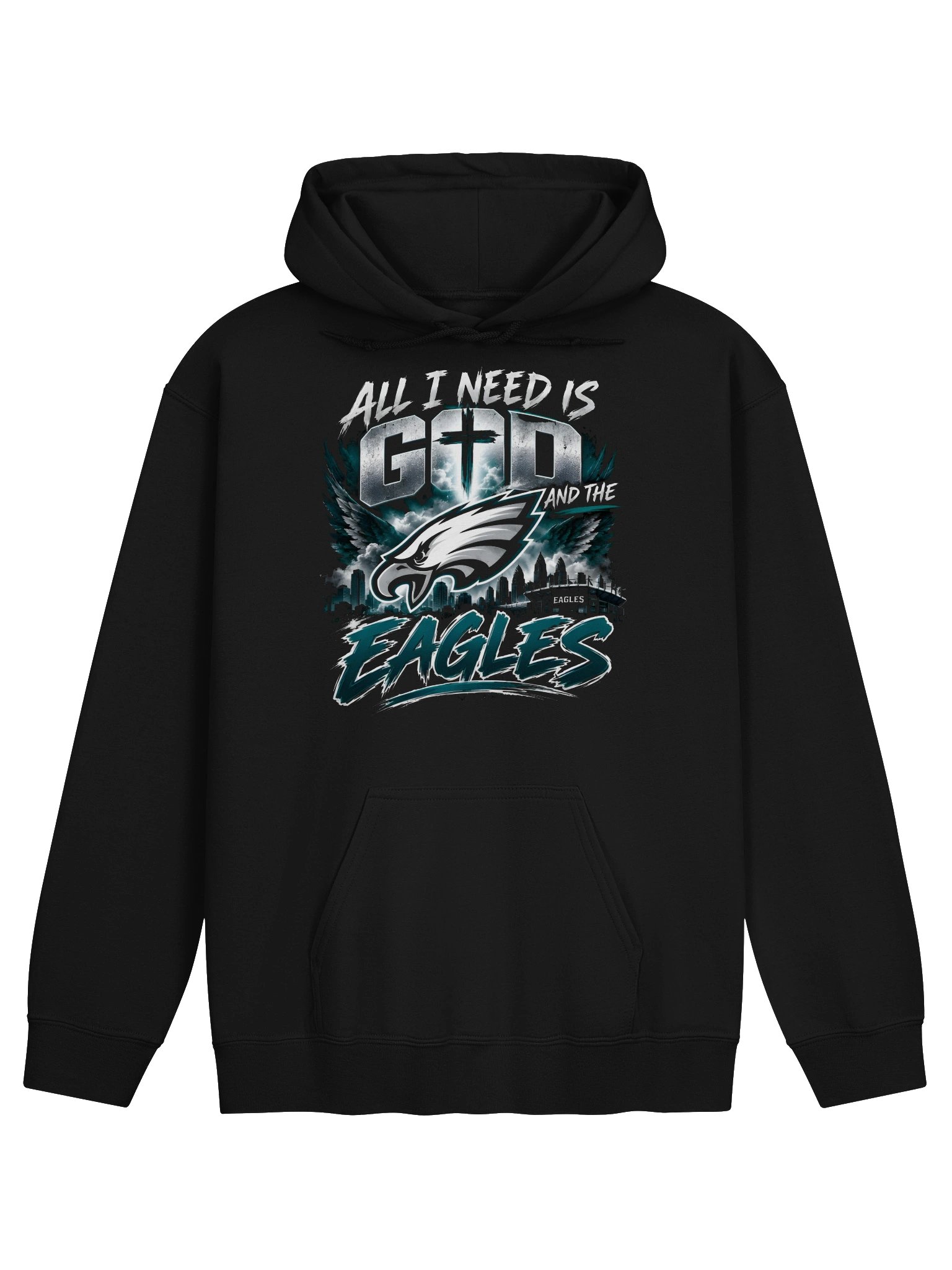 All I Need Is God and the Eagles Hoodie product image (5)