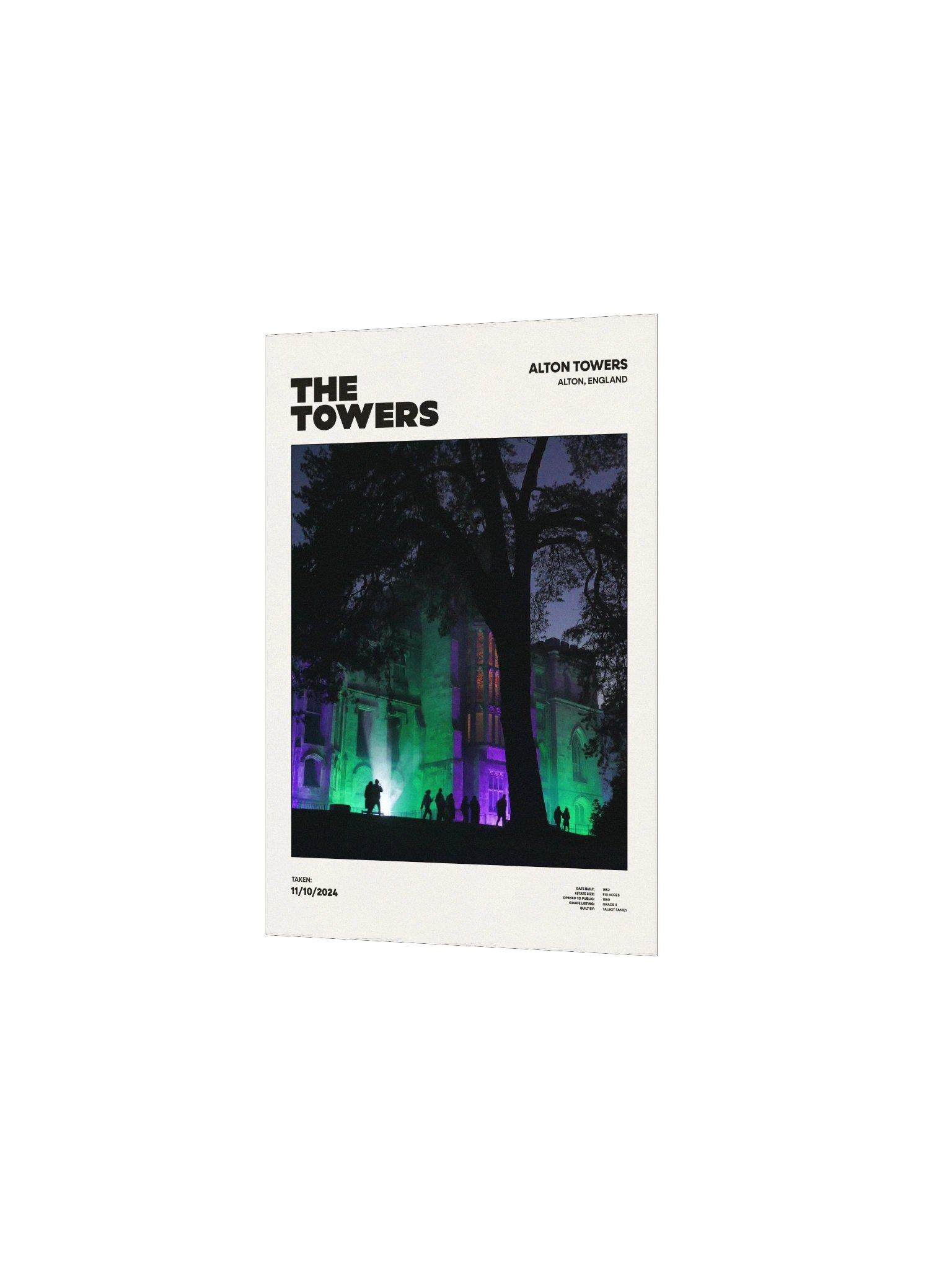 The Towers Night Premium Poster product image (2)