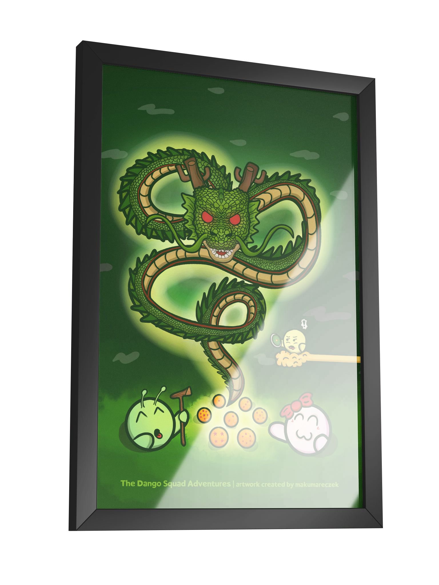Dango Dragon - Framed Poster product image (3)
