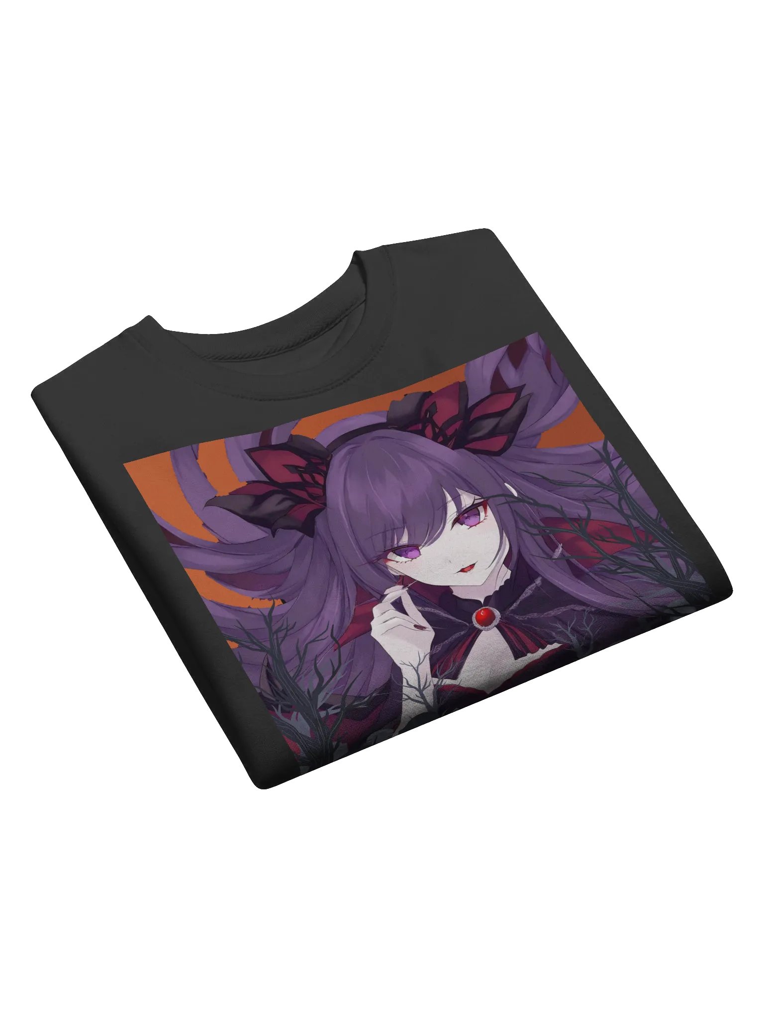 Gothic Halloween Purple Hair Sweatshirt product image (3)