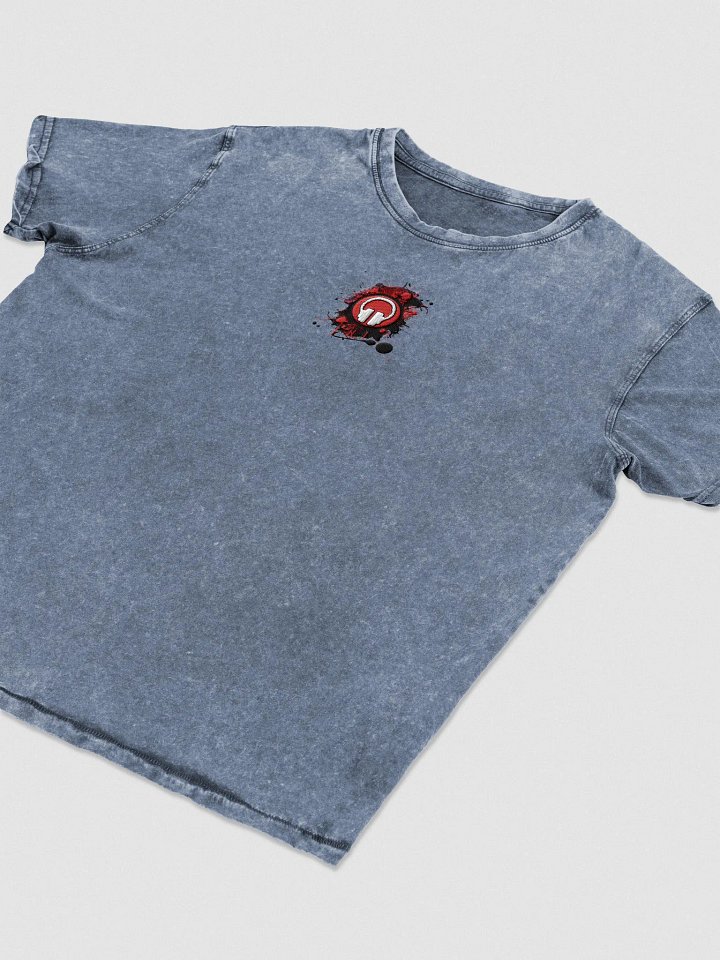 Front & Centre Paint Splat Headphones Embroidered Husky Denim T-Shirt product image (7)