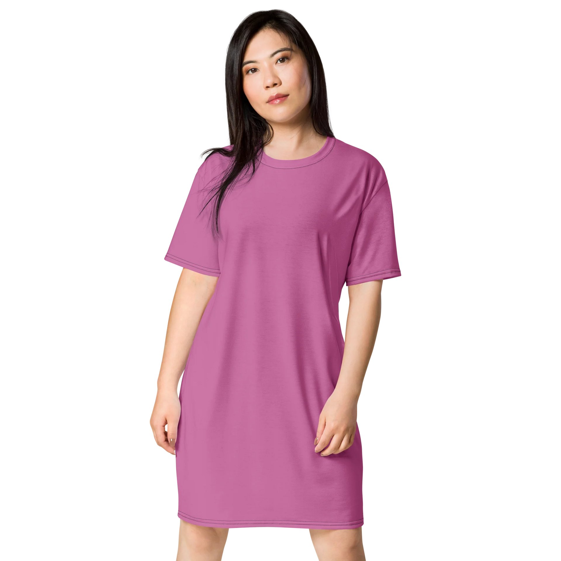 Oversized T-Shirt Dress - Warm Hopbush, Sizes 2XS-6XL product image (1)