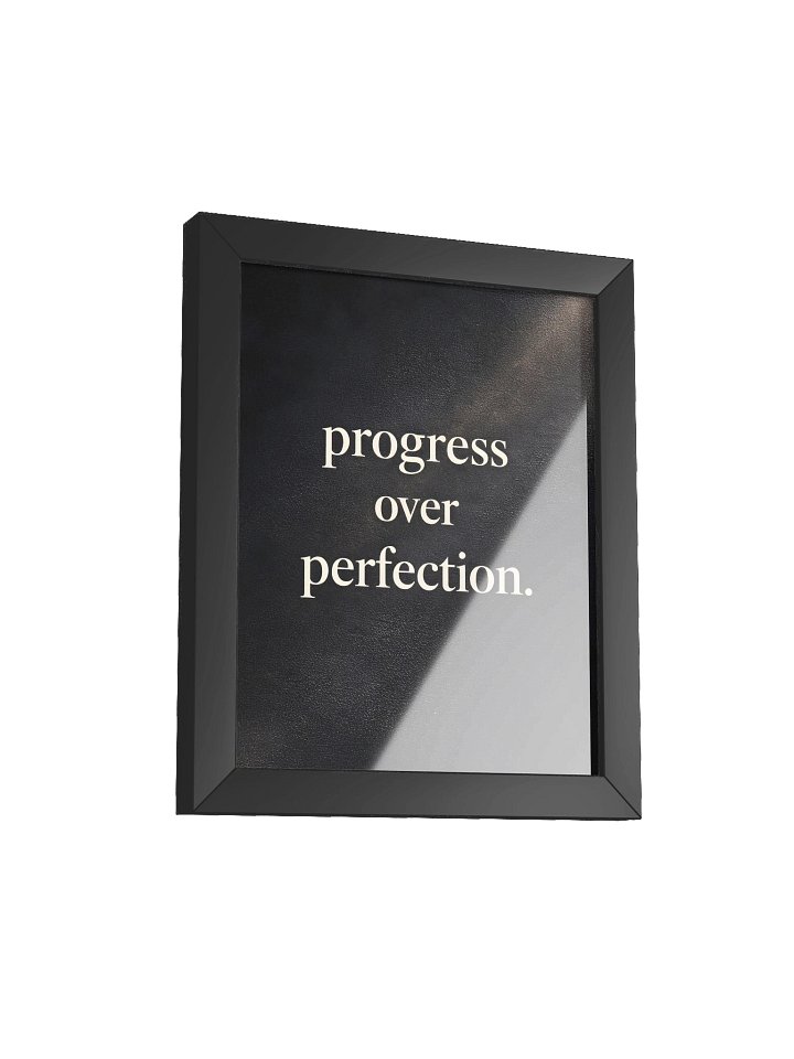 Progress Over Perfection – Premium Minimalist Motivational Wall Art product image (24)