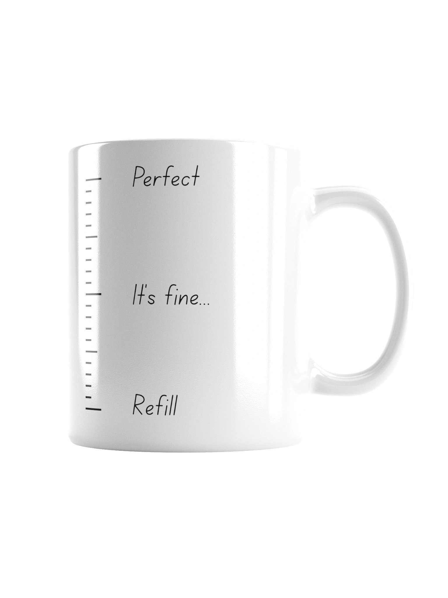 Optimism Scale Mug - Minimalist Shared Living Humour - Coffee Gift product image (3)
