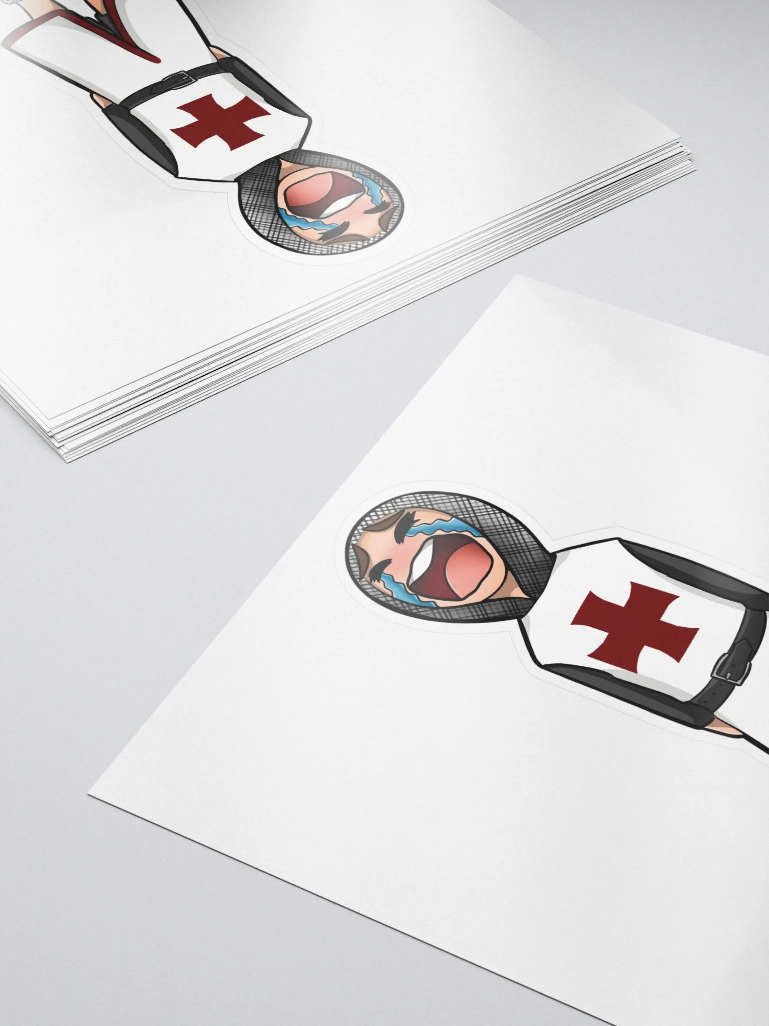 Crying Knight Sticker product image (5)