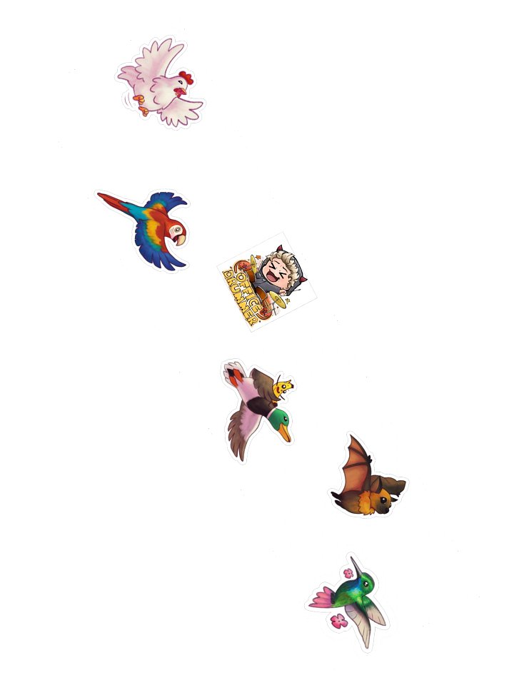 OfficeDrummer sticker pack - set of 6 product image (2)