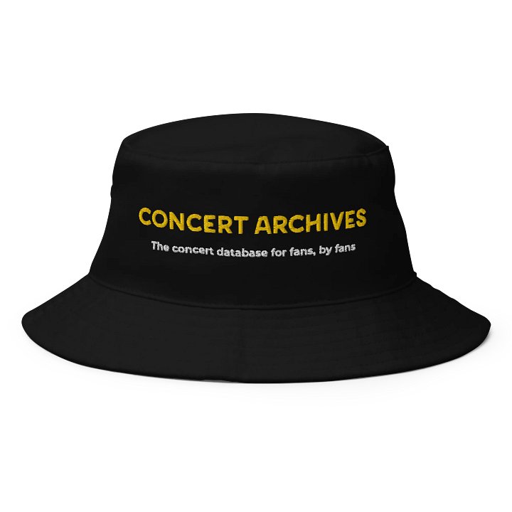 Concert Archives Bucket Hat (Black) product image (1)