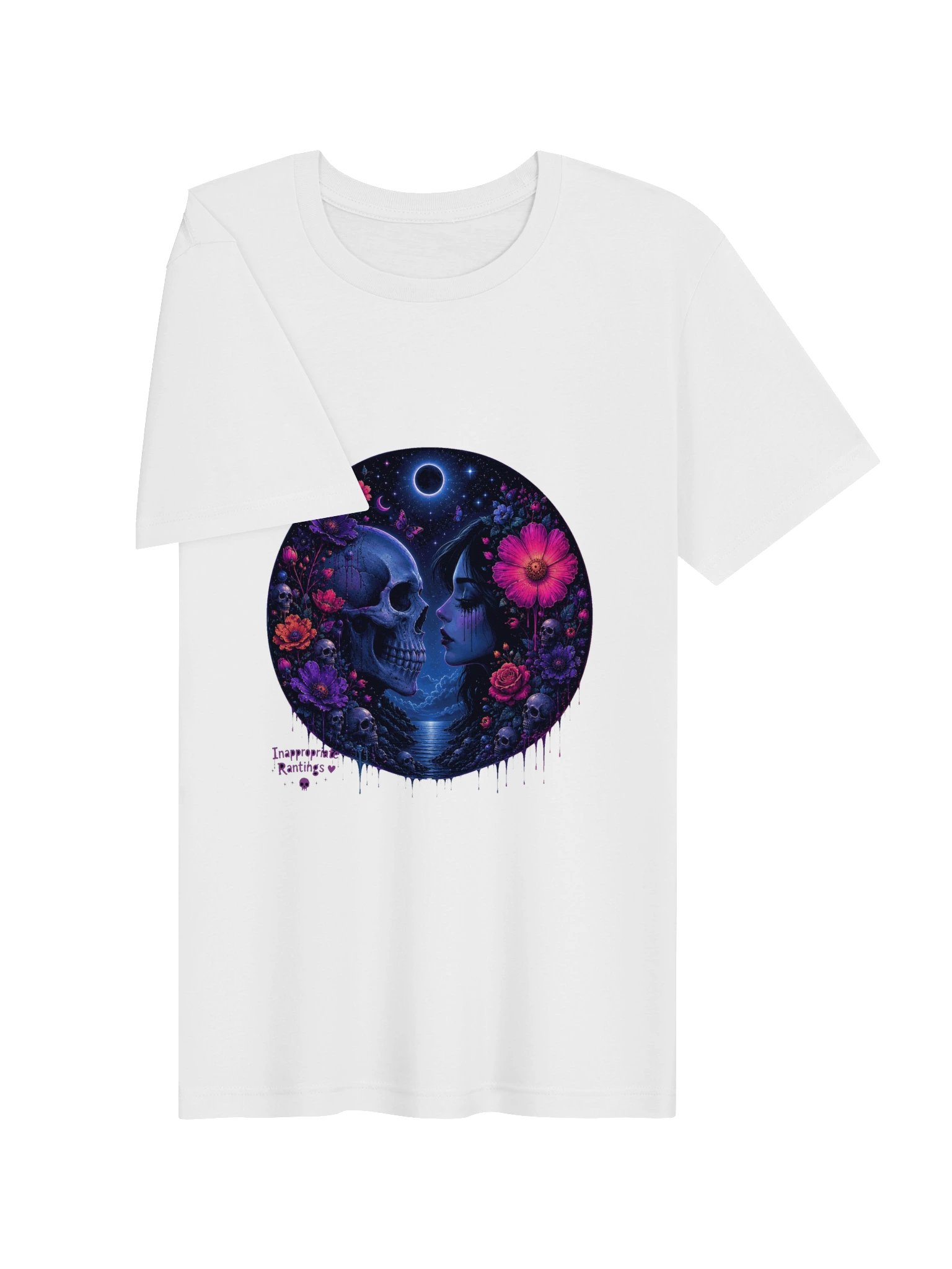 Inappropriate Rantings Skull & Cosmic T-Shirt product image (11)