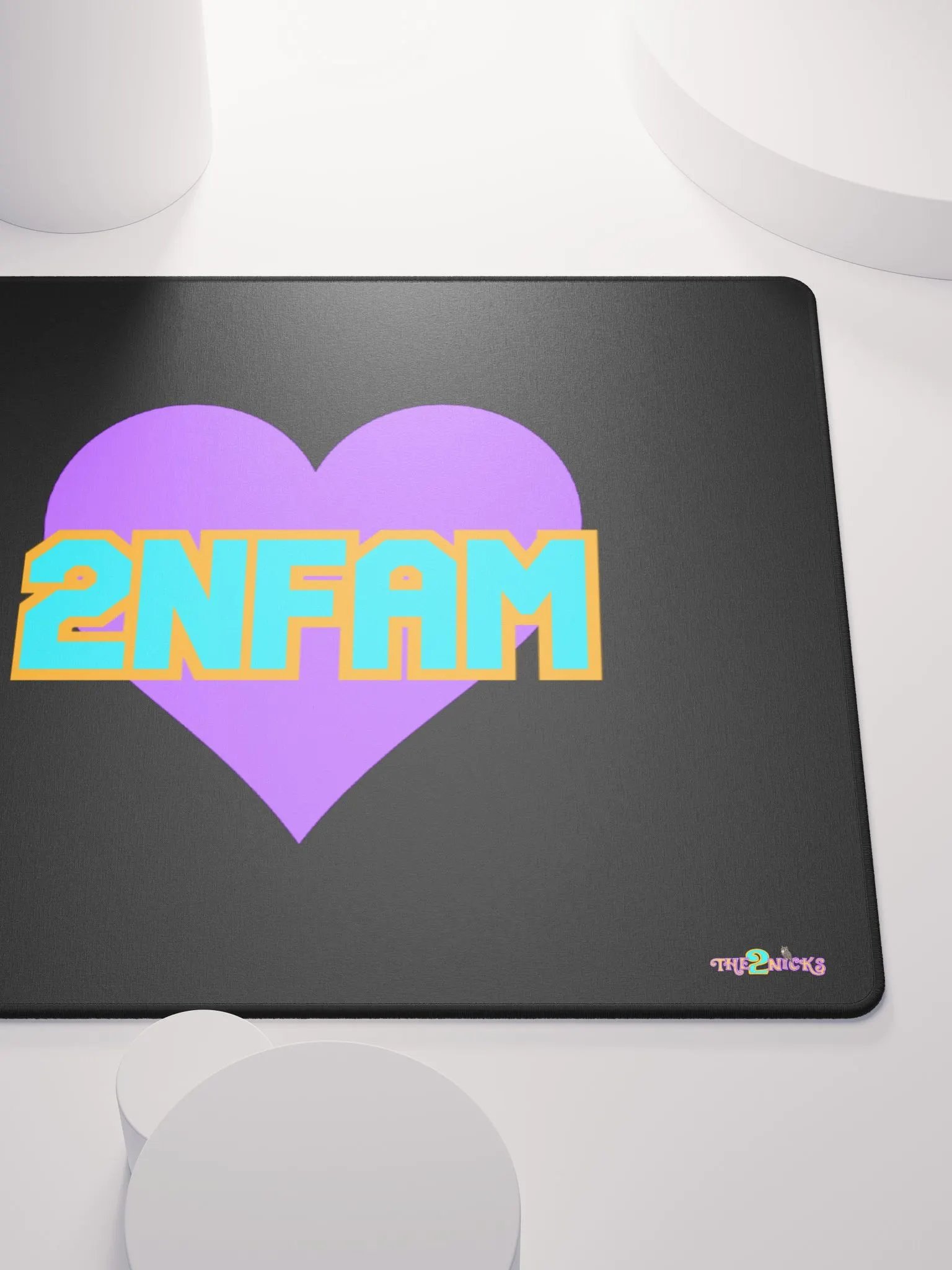 2NFAM Heart Gaming Mouse Pad (Black) product image (5)