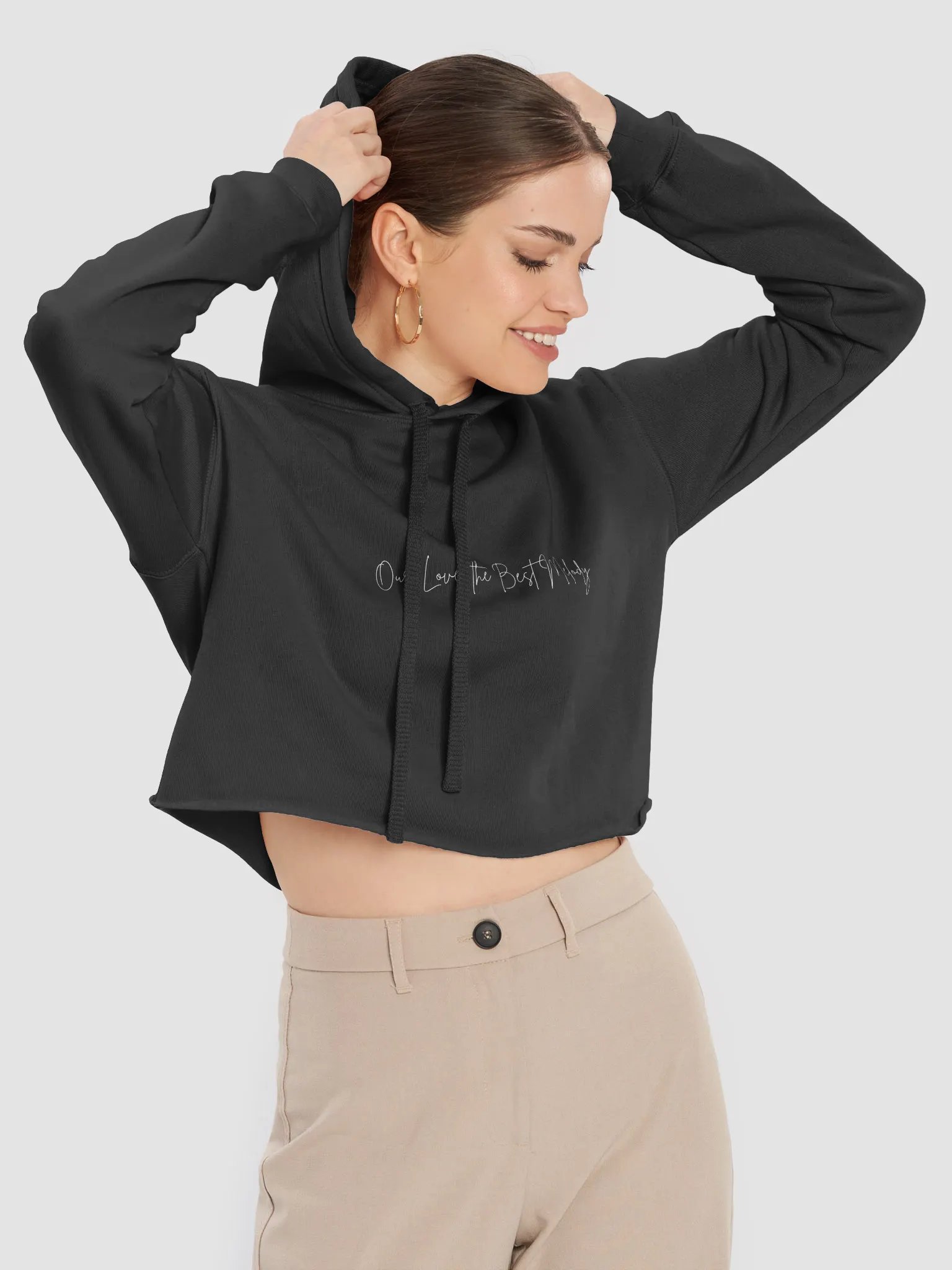Women's Crop Hoodie 