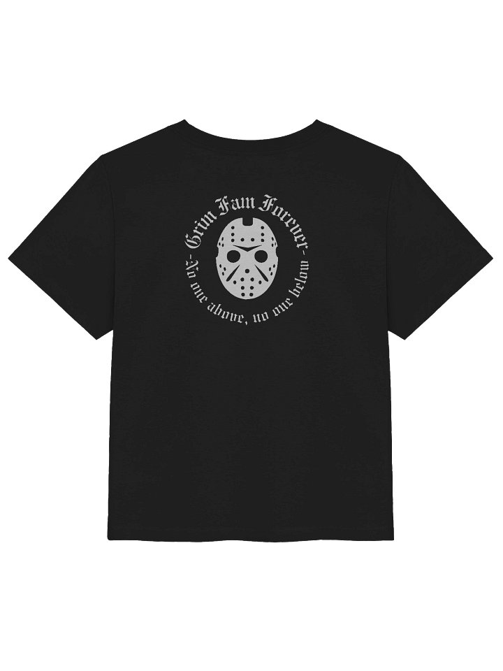 FEELING MAGICAL (BUT ALSO STABBY) – UNICORN CHAOS -Women's Organic Ribbed Neck T-Shirt #2 White text product image (2)