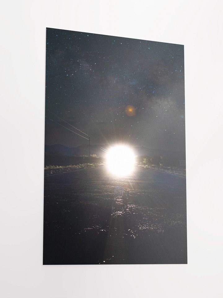 Car Light Star Light Paper Poster product image (5)