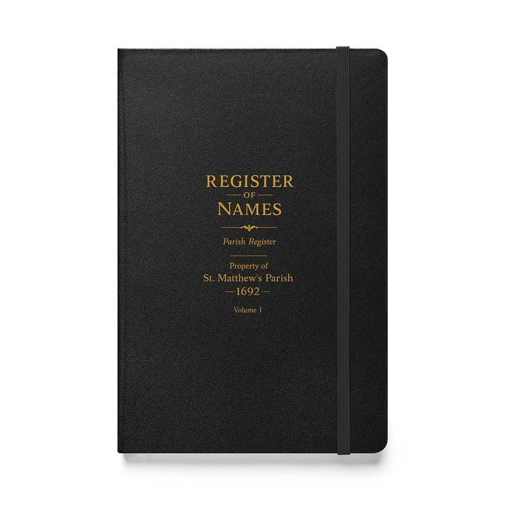 Register of Names Journal – St. Matthew's Parish (1692) product image (1)