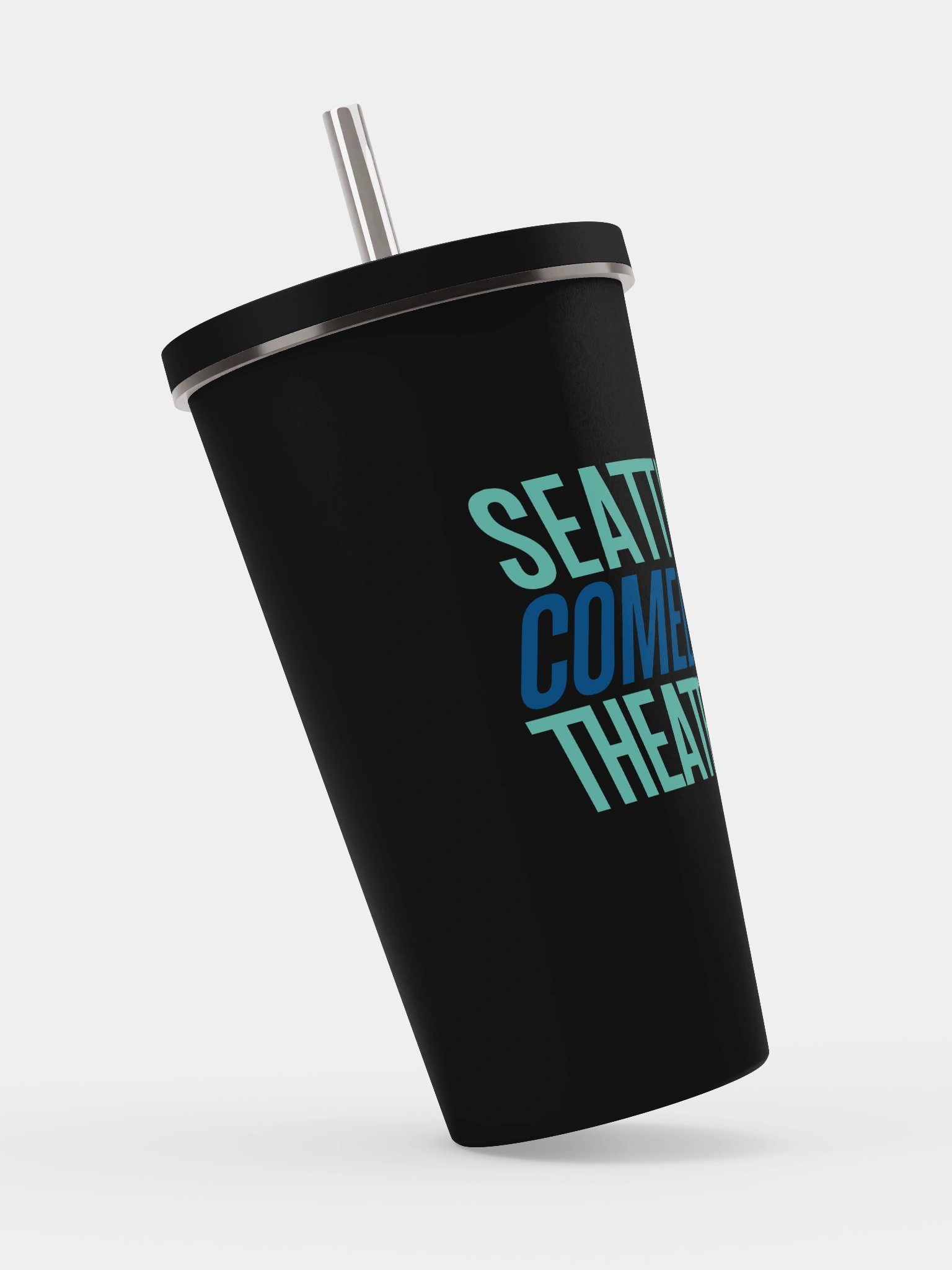 Insulated Tumbler with Straw product image (2)