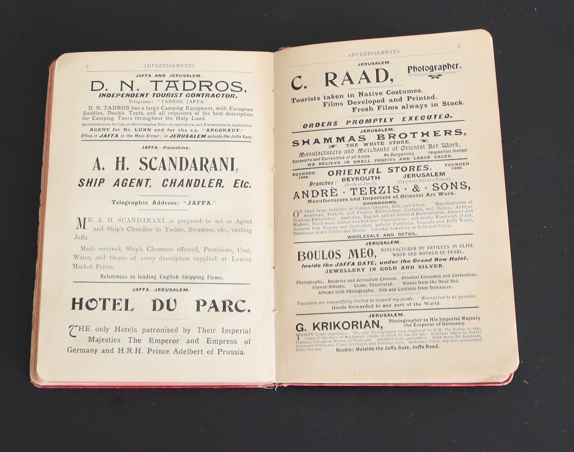 دليل فلسطين وسوريا 1912 باللغة الانكليزية product image (12)