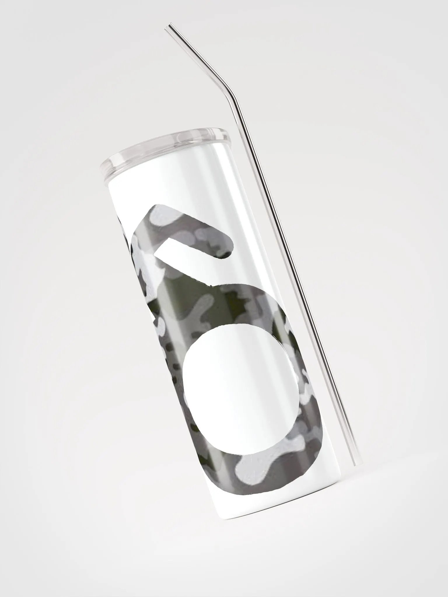 Wheelie, Dark Gray Camo SS Tumbler product image (3)