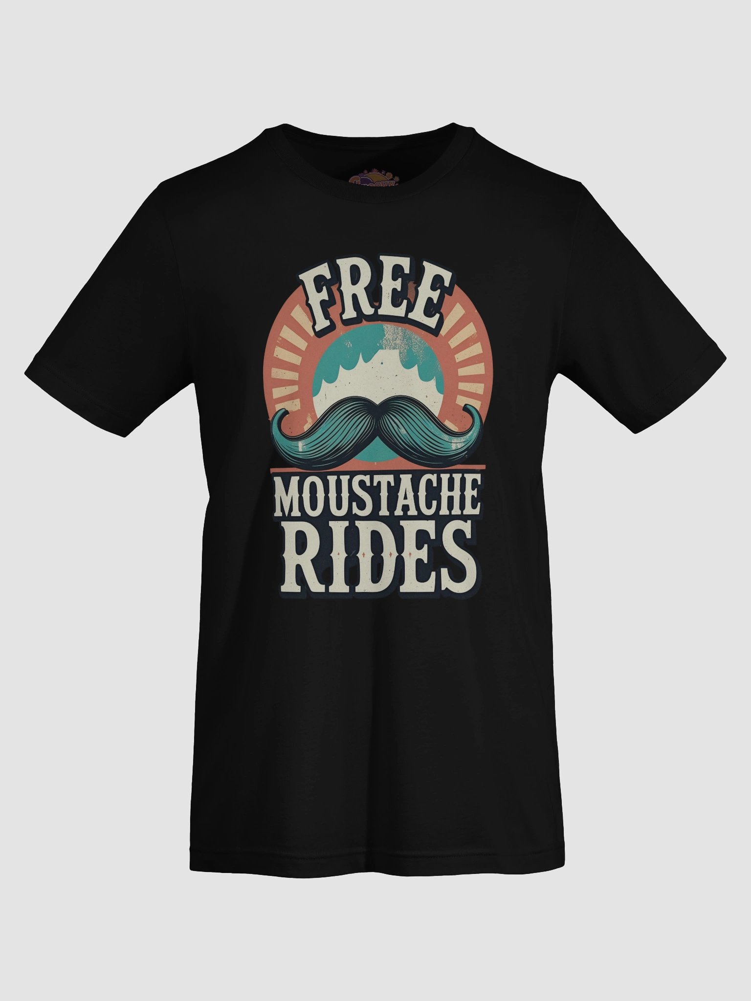 Retro Mustache Madness T-Shirt product image (4)