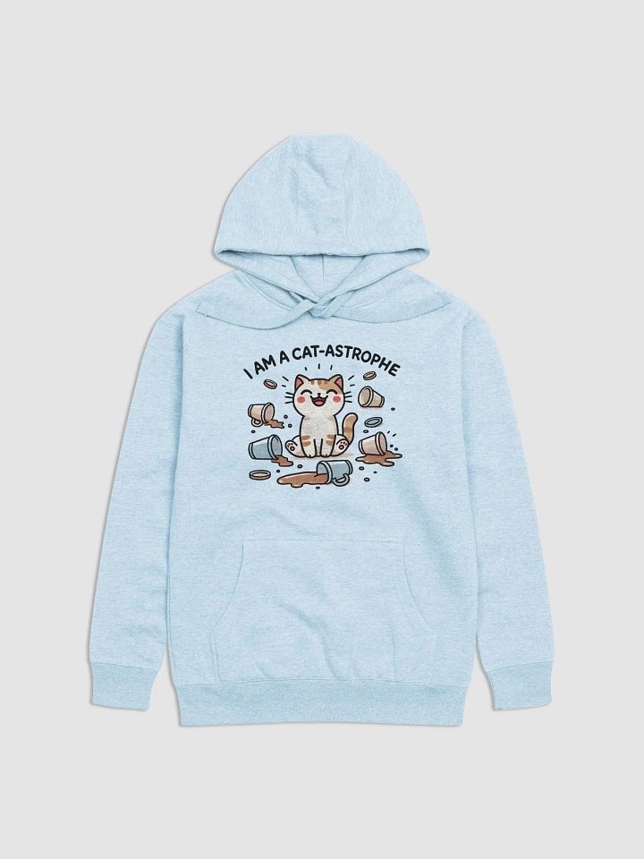 I am a cat-astrophe hoodie product image (1)