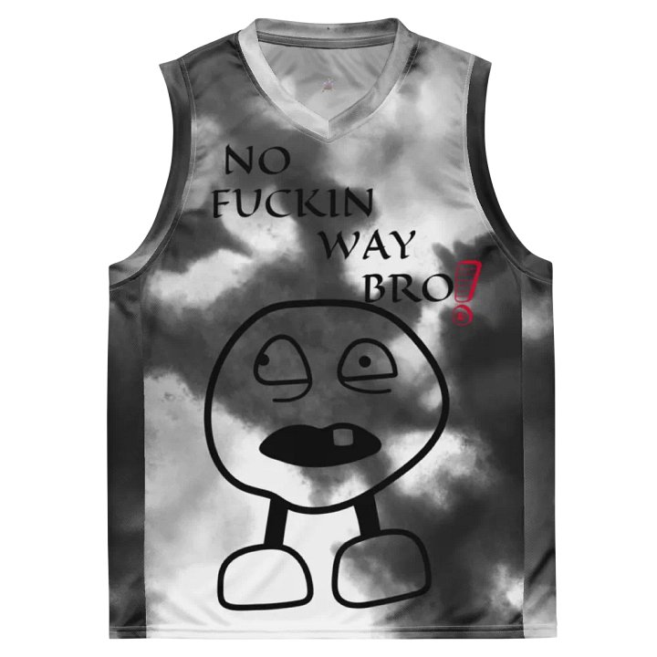 Shocked Expression All-Over Print Basketball Jersey product image (2)