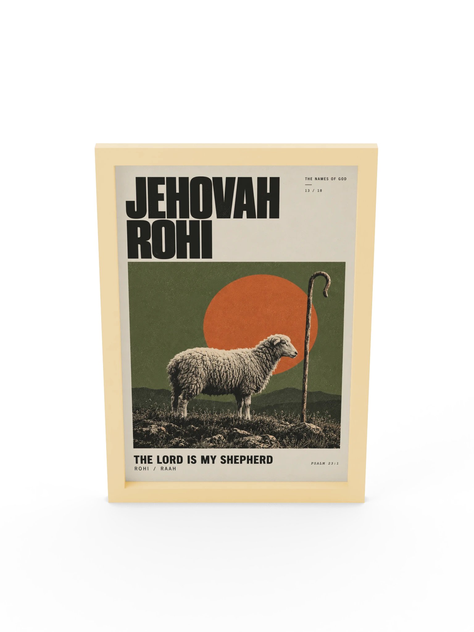 Jehovah Rohi | Names of God Framed Print product image (9)