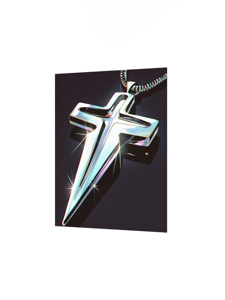 Metallic Cross Matte Poster product image (2)