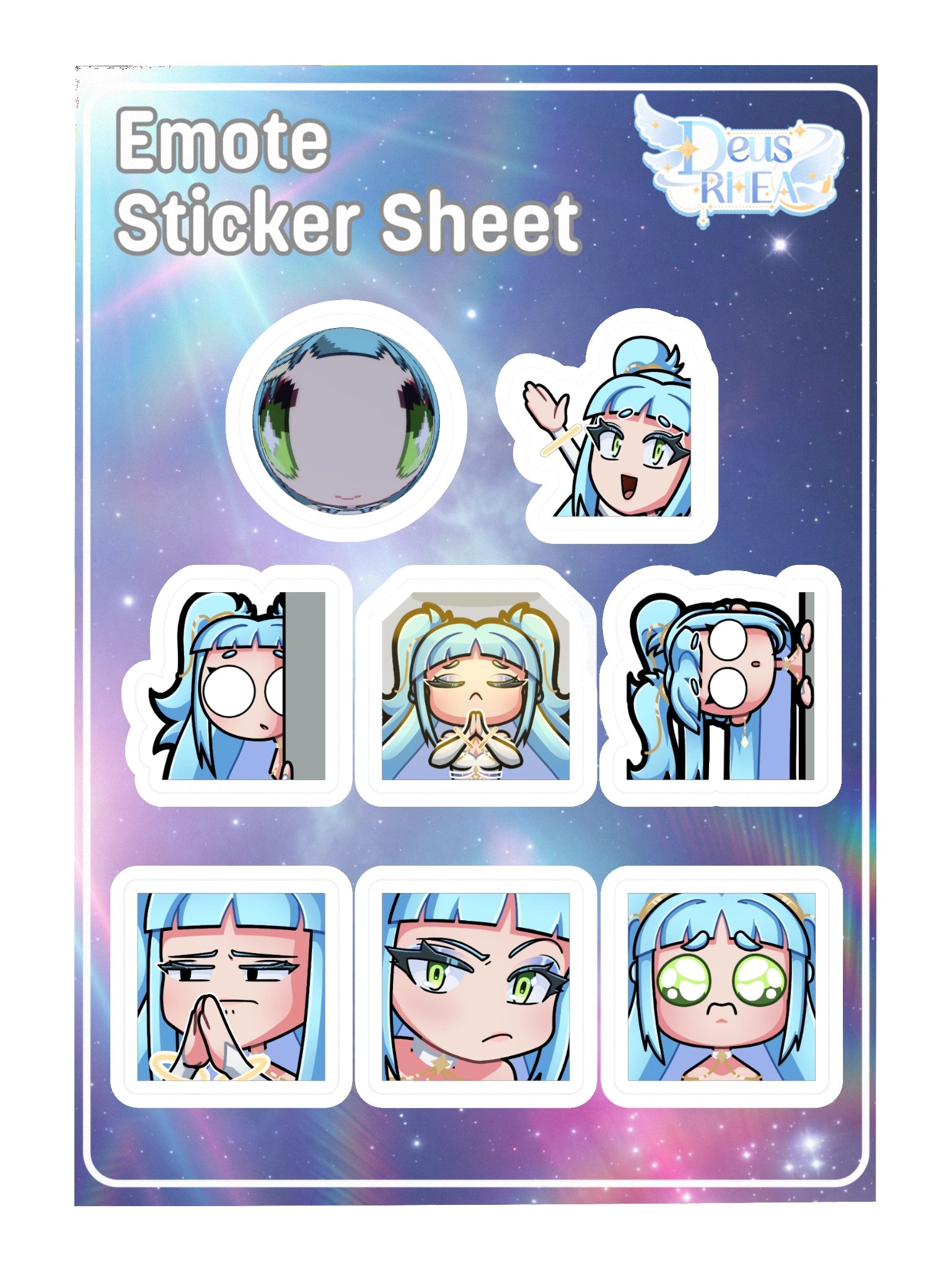 Emote Collection - Sticker Sheet product image (3)