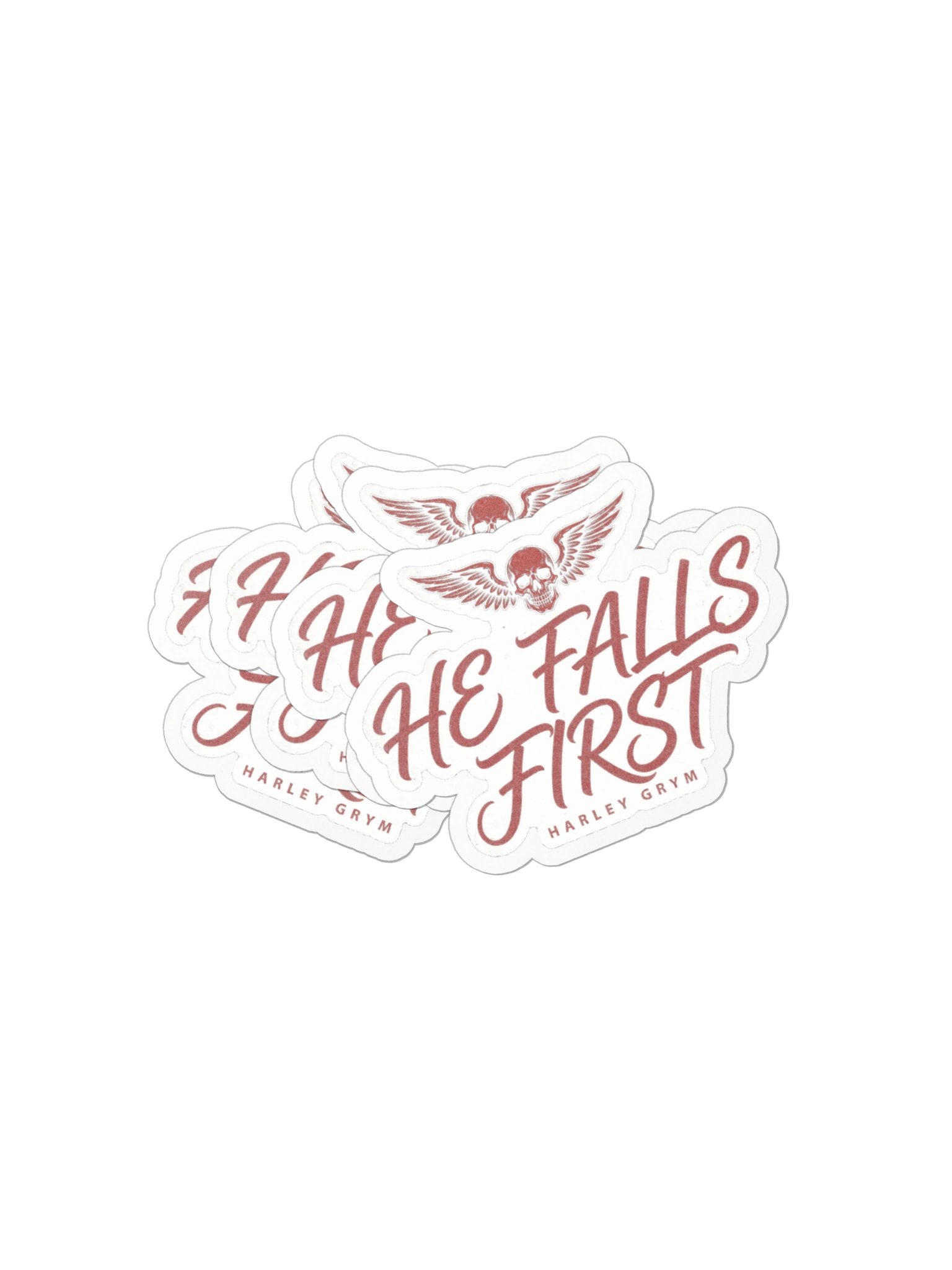 He Falls First Sticker (Script) product image (3)
