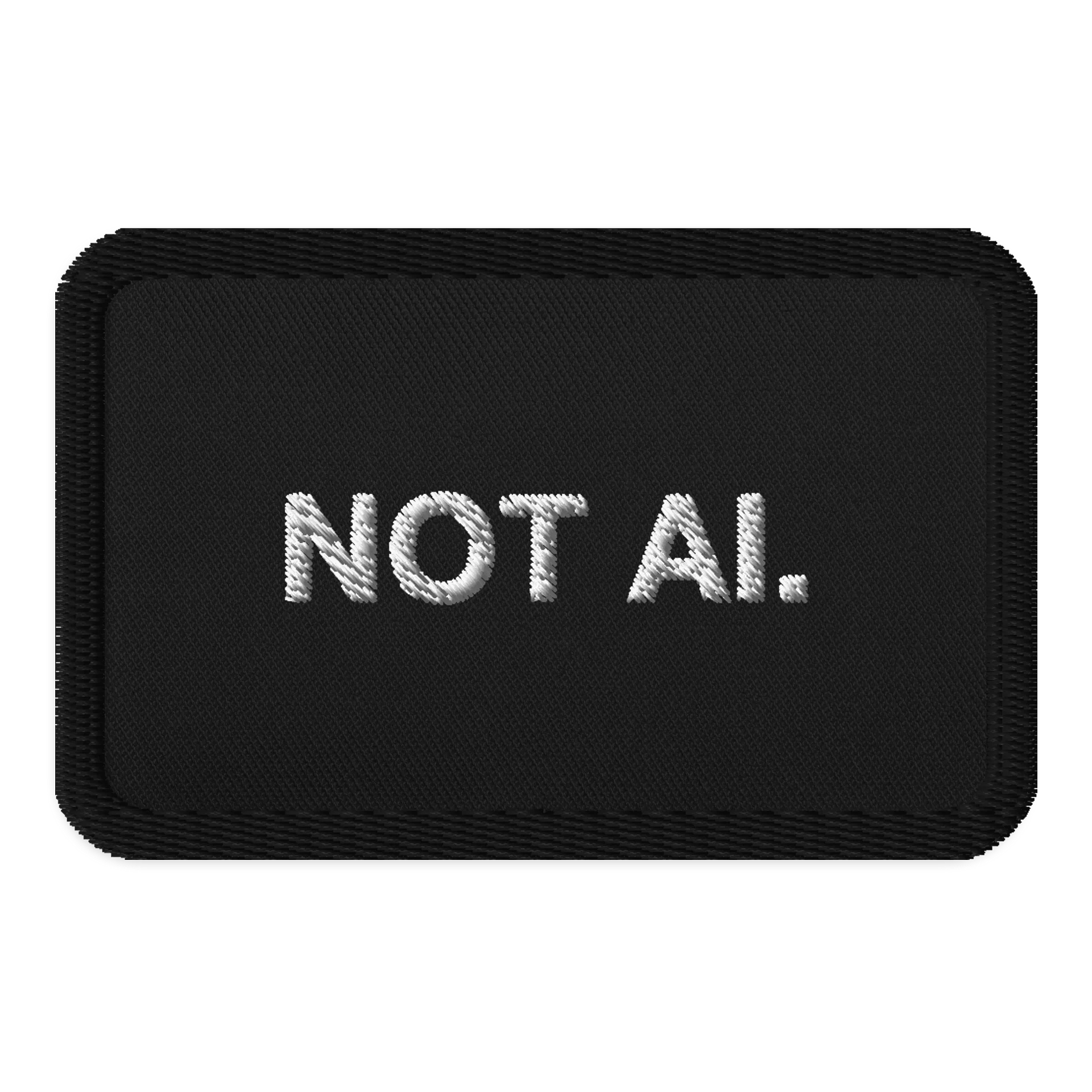 NOT AI. patch product image (1)