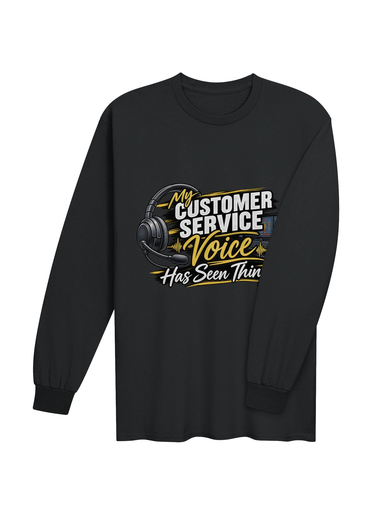 Customer Service Voice Long Sleeve-Men's product image (4)