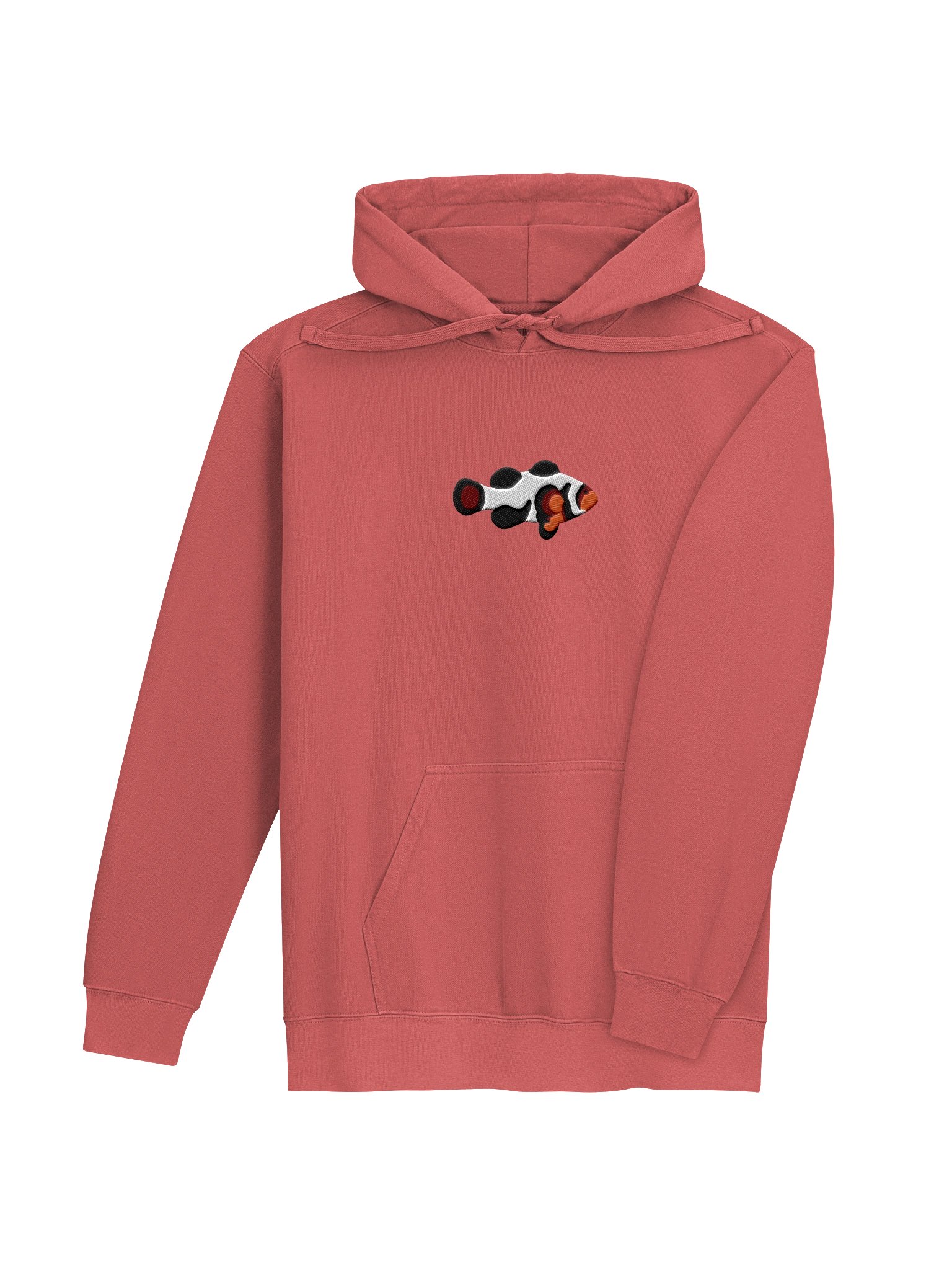 Da Vinci Clownfish Embroidered Premium Hoodie | Saltwater Reef Aquarium Fish & Marine Life Apparel product image (7)