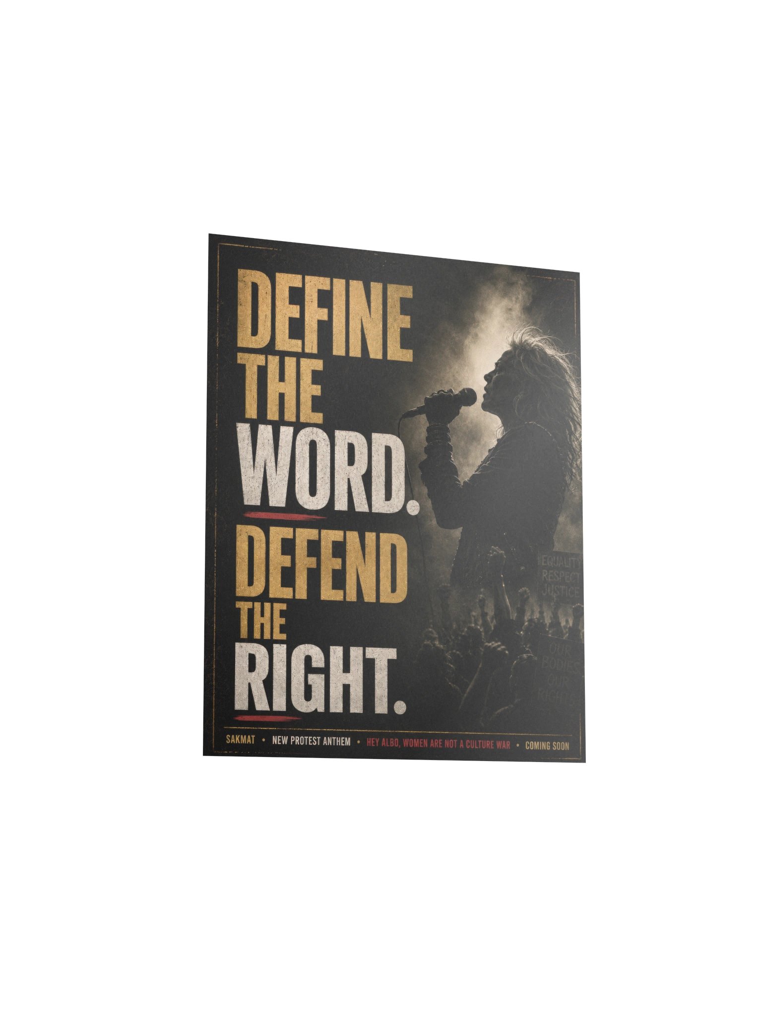 Define the Word. Defend the Right. Poster product image (7)