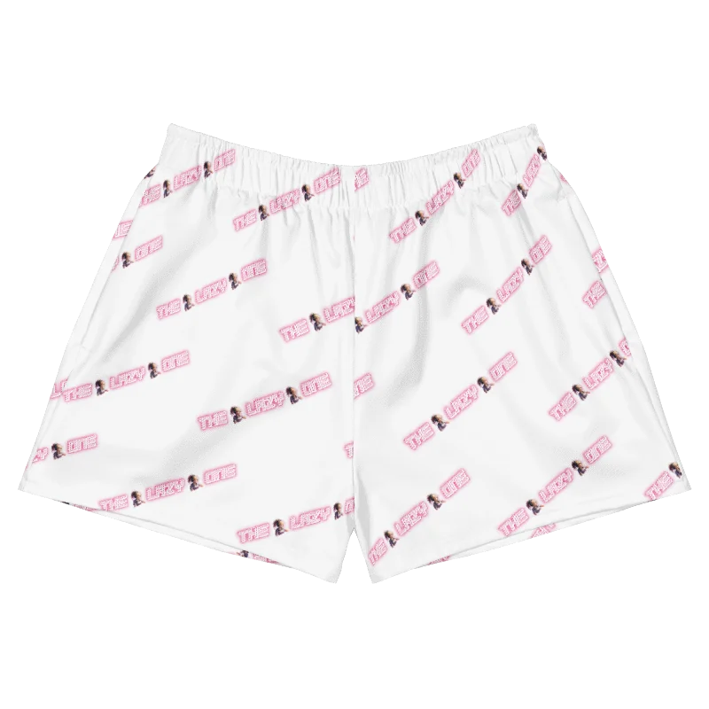 The Lazy Girl All-Over Print Athletic Shorts product image (5)