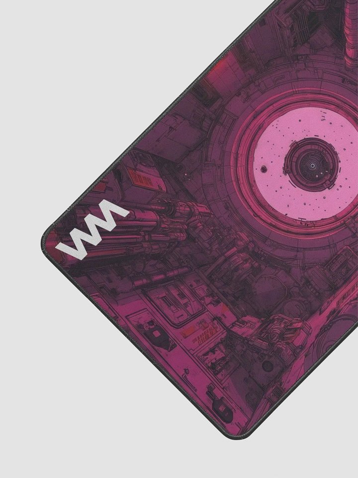 Neon Portal Desk Mat // 12” x 22” product image (2)