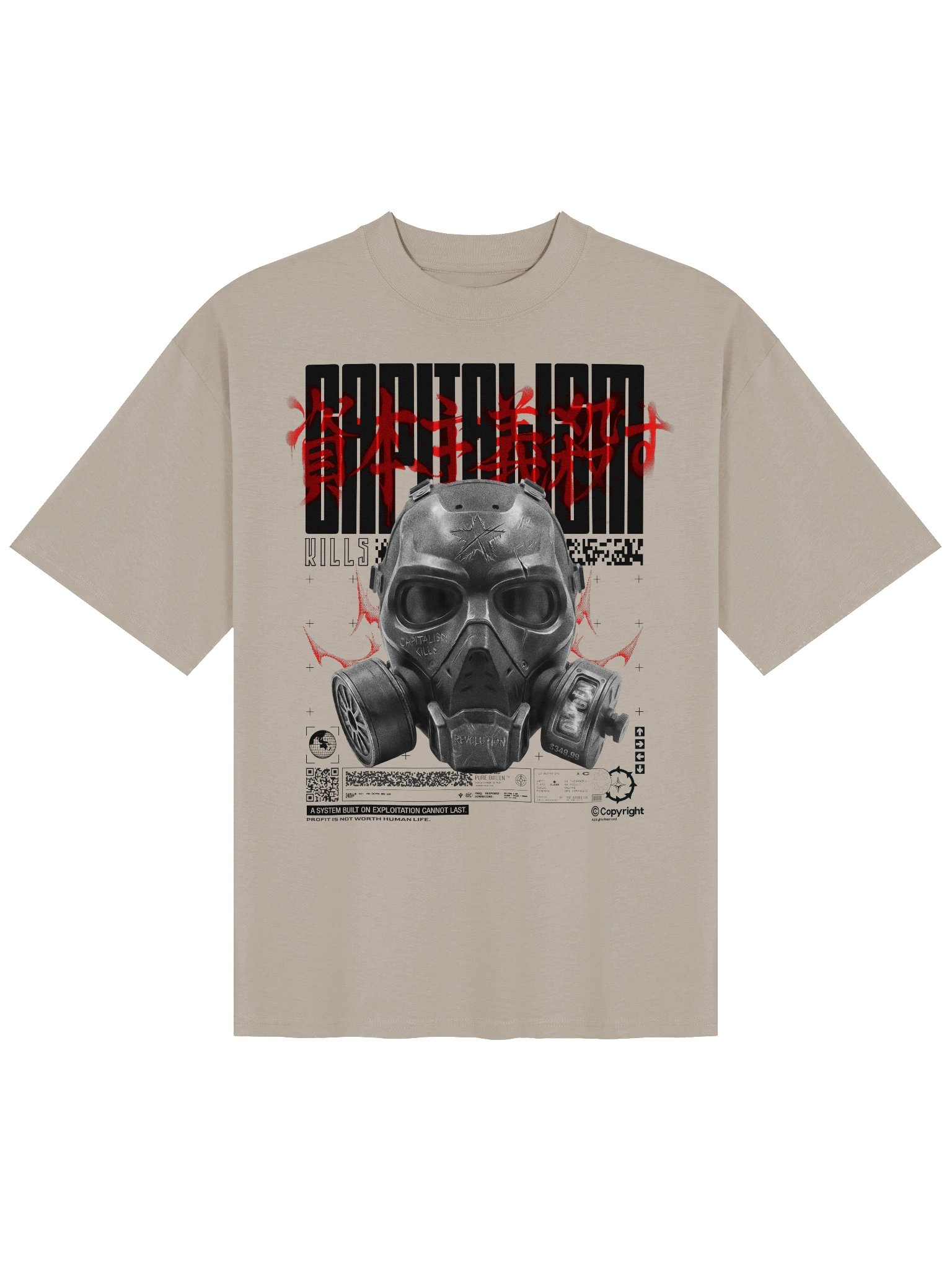 CAPITALISM KILLS (UNISEX OVERSIZED) product image (1)