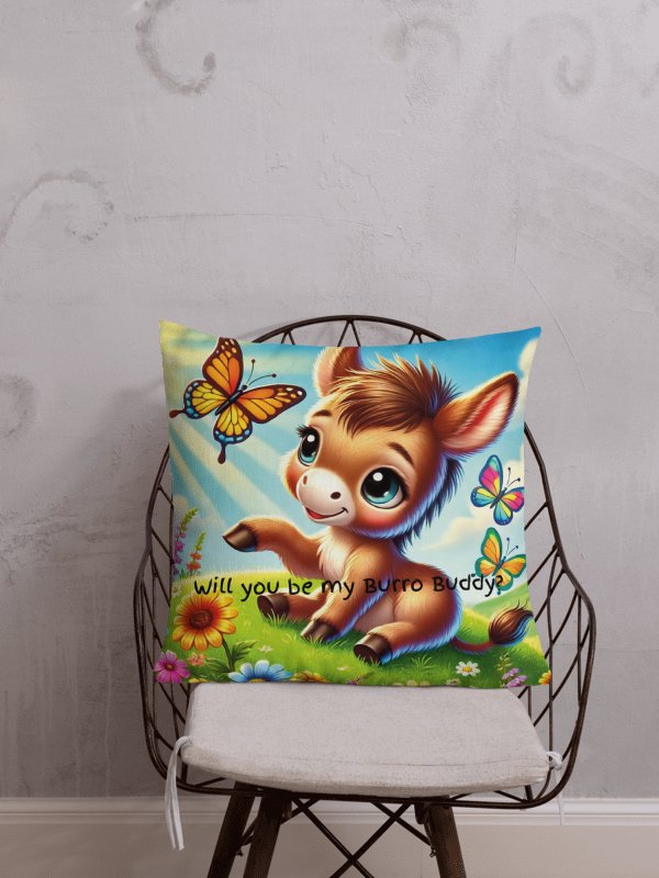 Whimsical Burro Buddy Pillow product image (1)