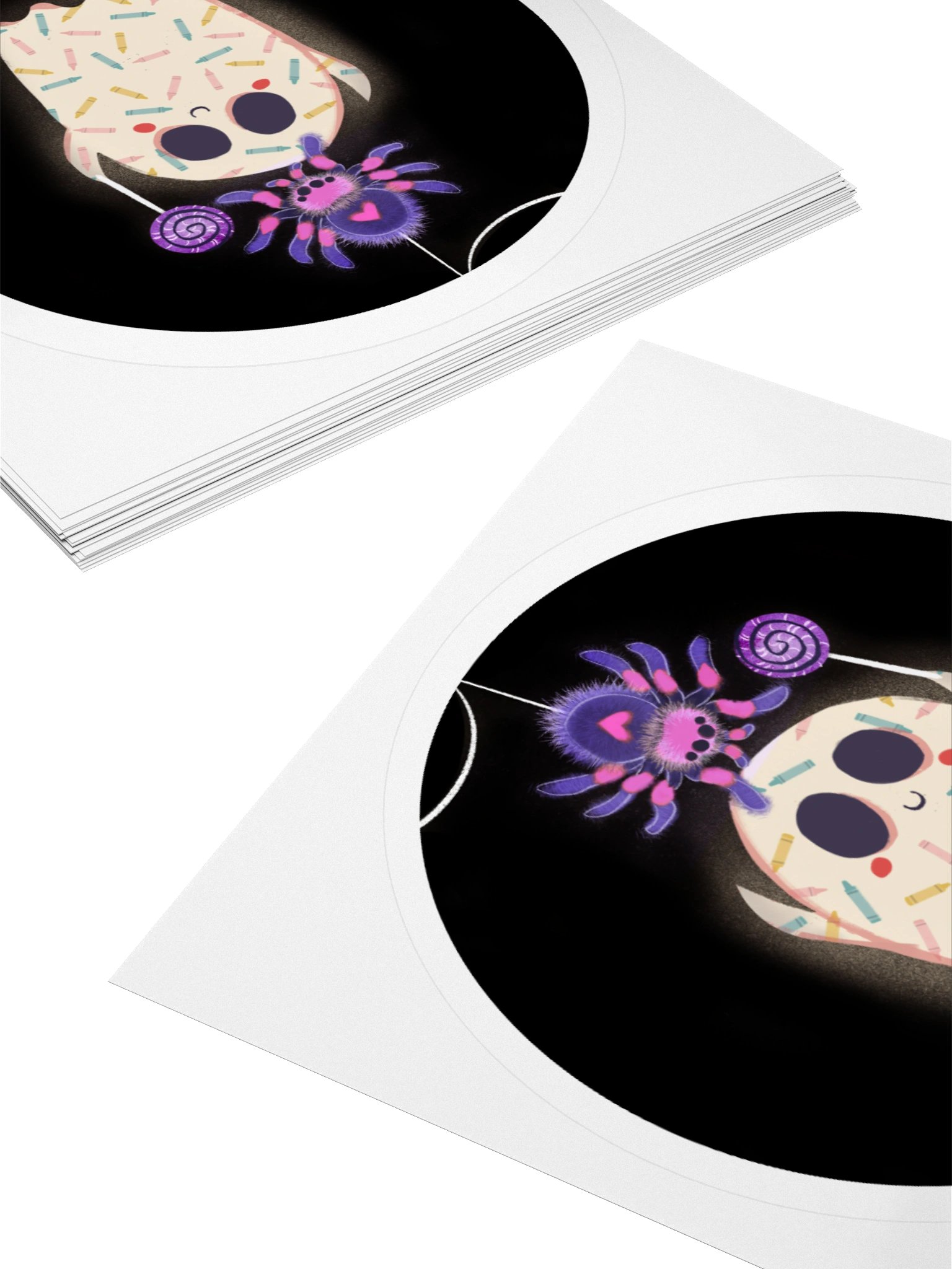 Little Ghost & the Pet Spider - Vinyl Sticker product image (4)