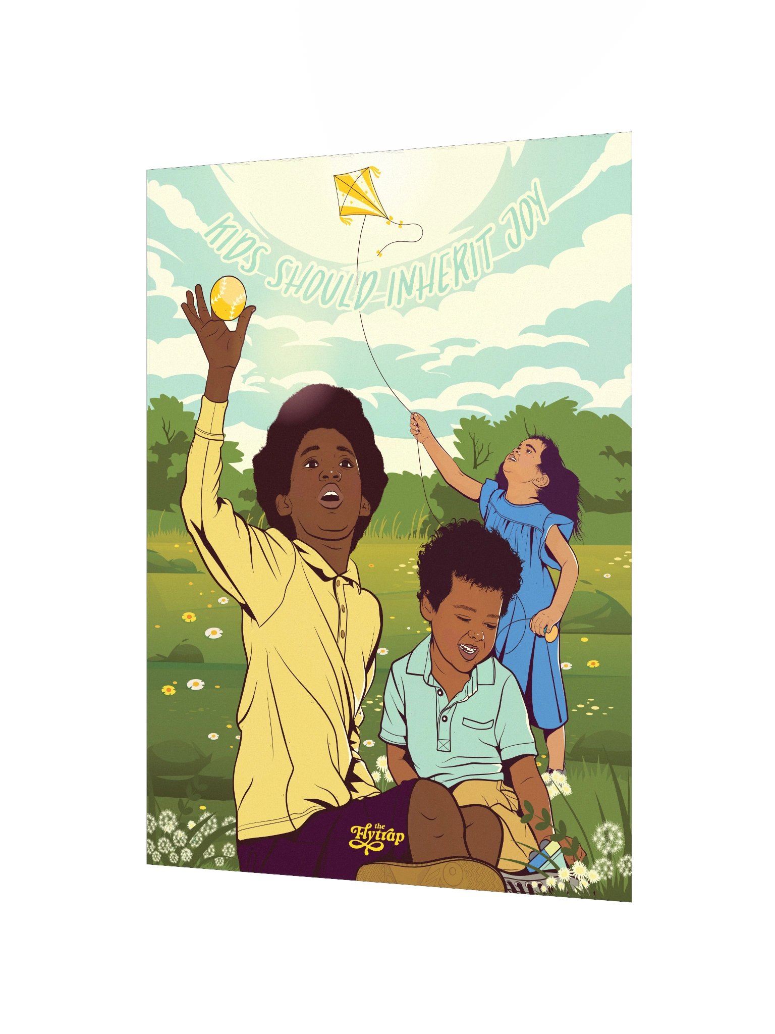 Kids should inherit joy 12x16 poster product image (2)