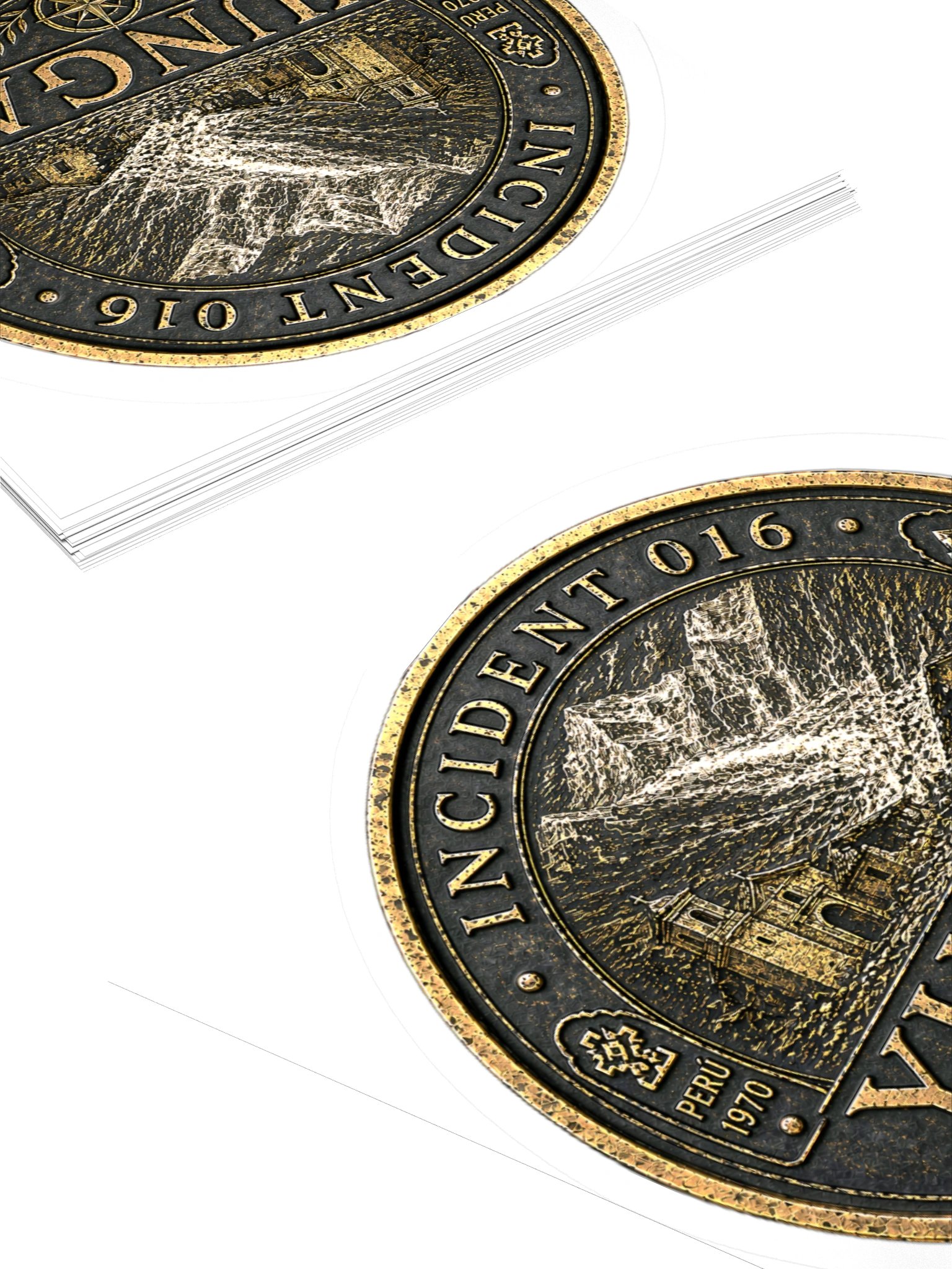 Incident 016 — Yungay Avalanche Archive Badge Sticker product image (4)