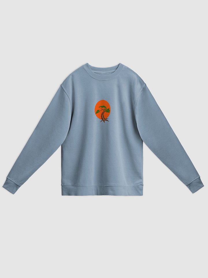 Sunset Tree Unisex Pigment Dyed Sweatshirt product image (1)