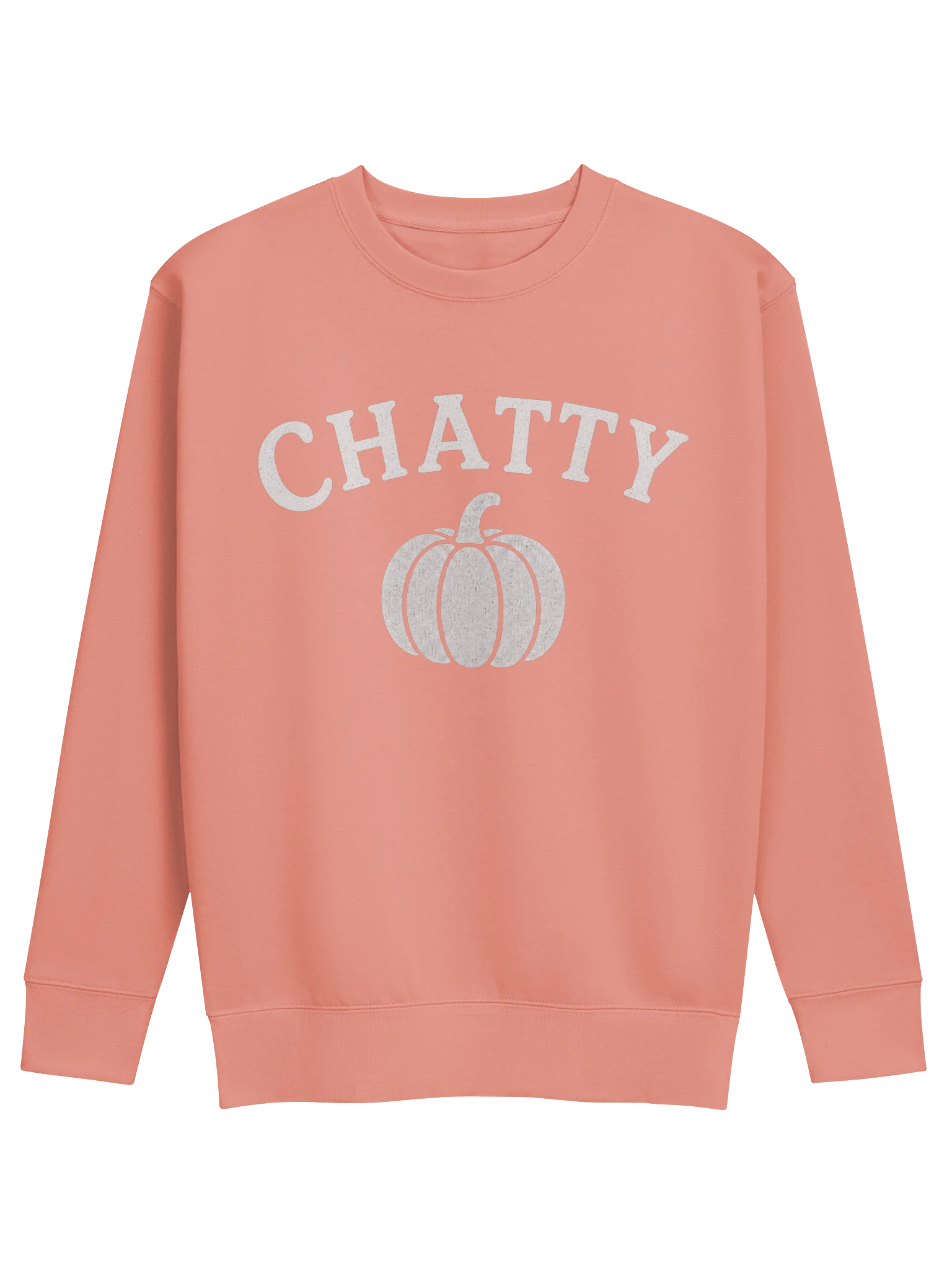 Chatty Pumpkin Premium Sweatshirt | Cozy Chatty Fall Collection product image (1)