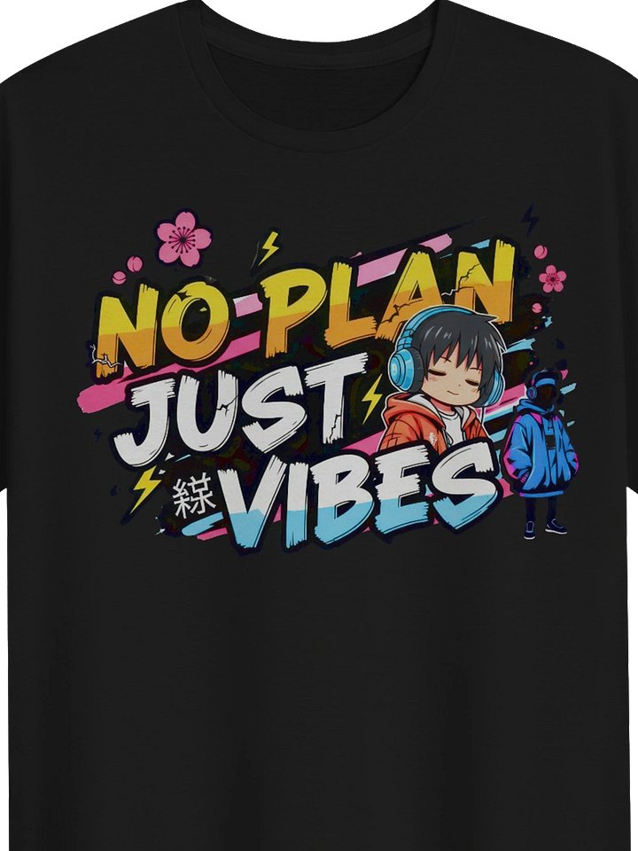 Gildan Unisex Softstyle Graphic Tee - No Plan Just Vibes product image (2)