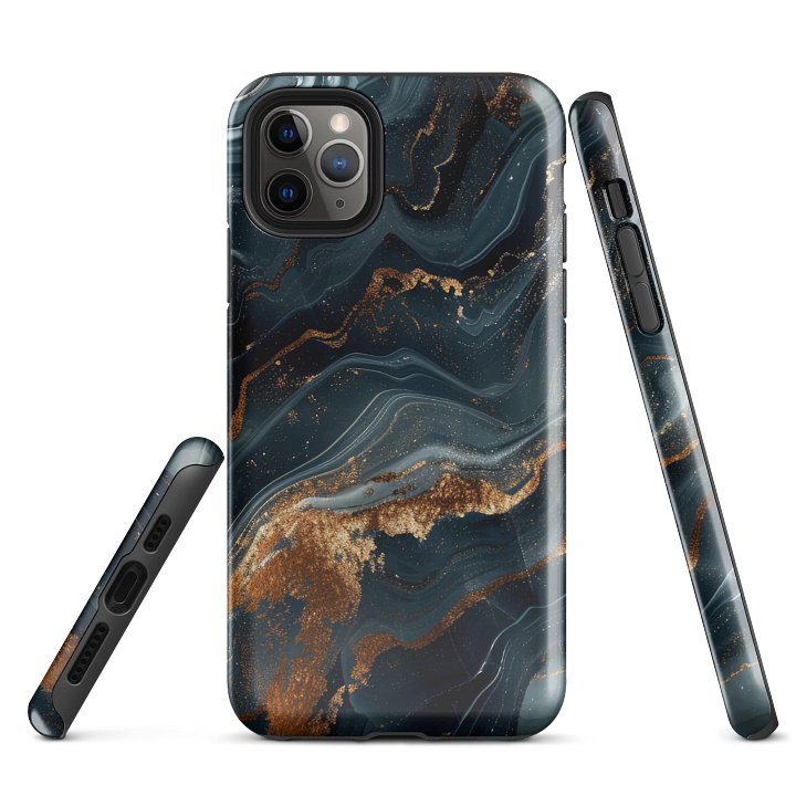 Luxury Marbled Tough Magnetic MagSafe® iPhone® 11, 12, 13, 14, 15, 16, 17, Pro, Pro Max, Plus Cases. product image (1)