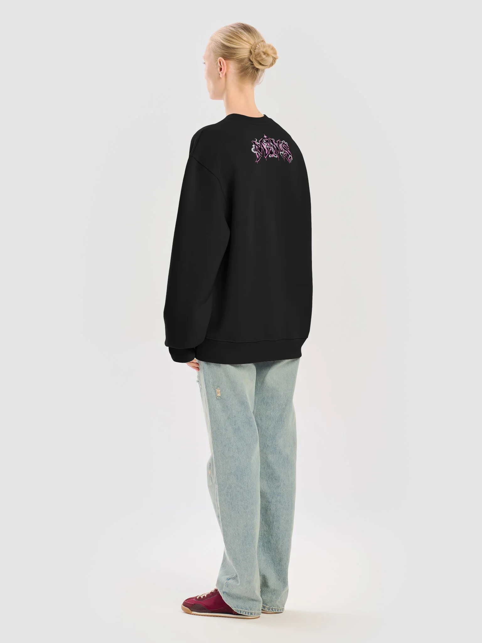 On God Rose Drip Sweatshirt product image (36)