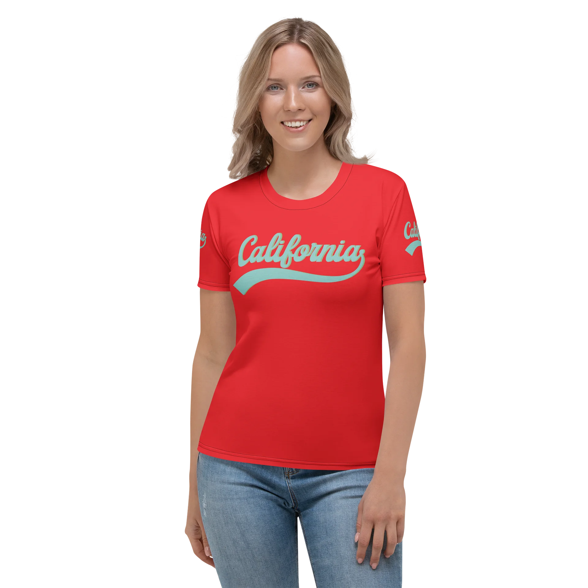 California Script Women’s Crew Neck T-Shirt product image (1)