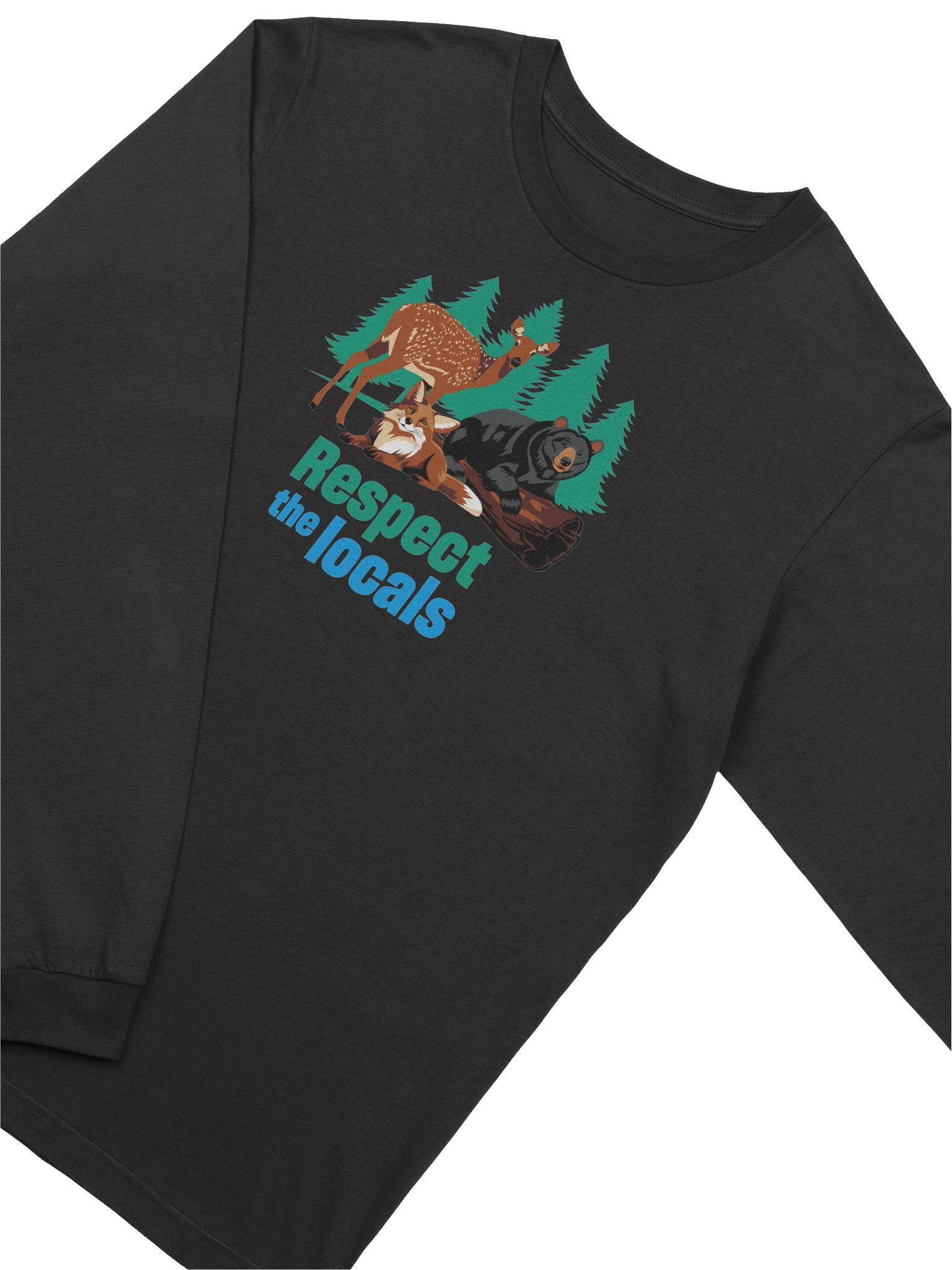Respect the locals - Long sleeve tee product image (3)