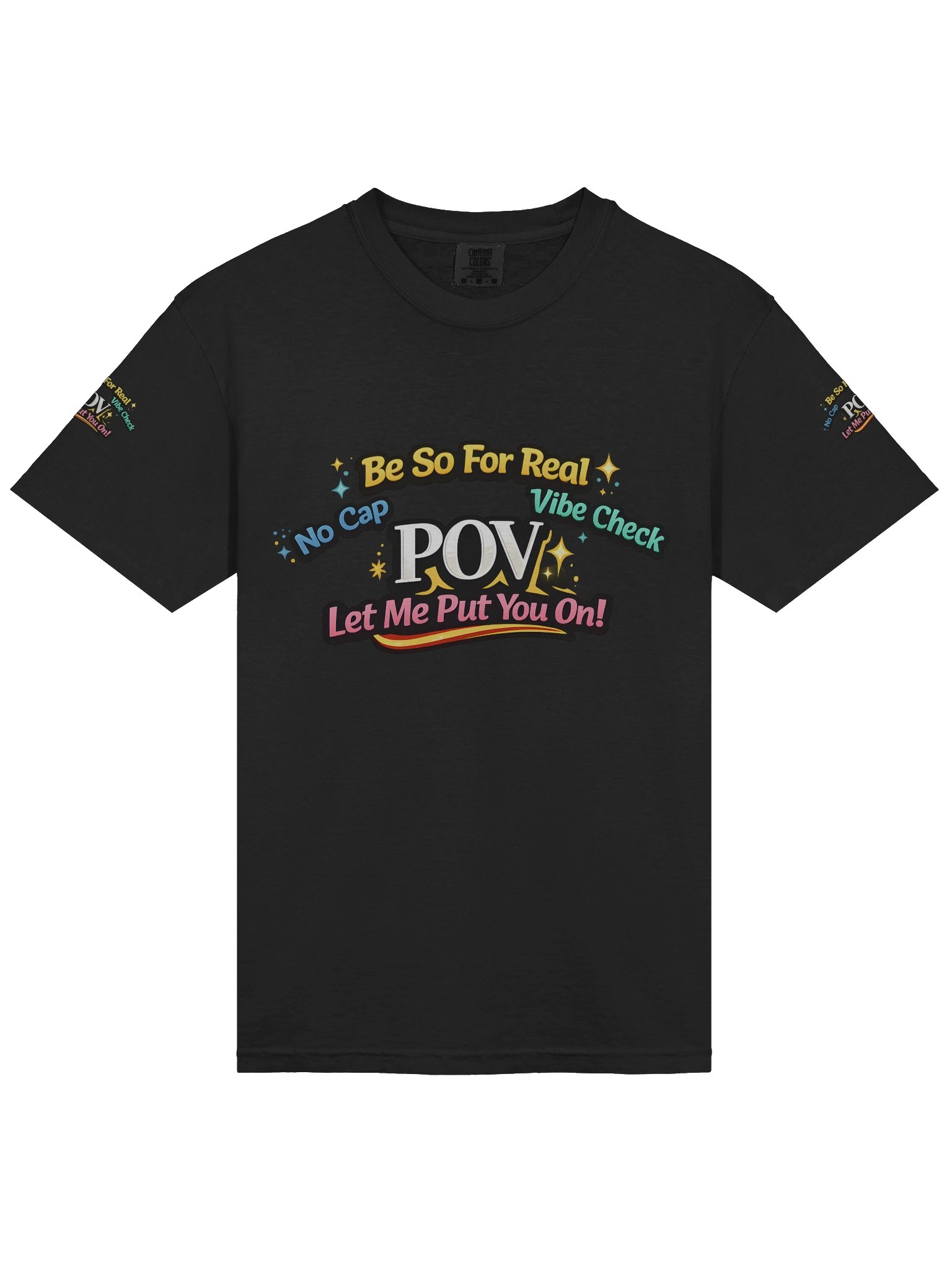 Vibrant Text Graphic Cotton Tee product image (26)