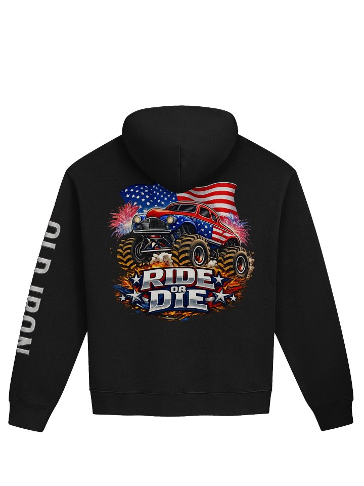 Ride or Die Monster Truck Explosion Hoodie OIC product image (15)