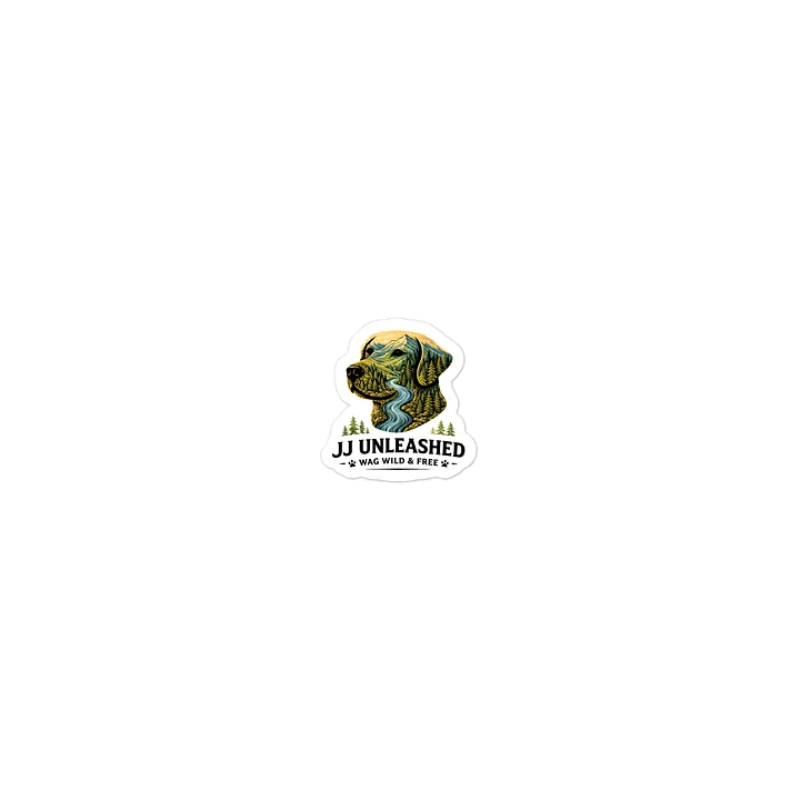 JJ Unleashed River Dog Sticker – Wag Wild & Free product image (2)