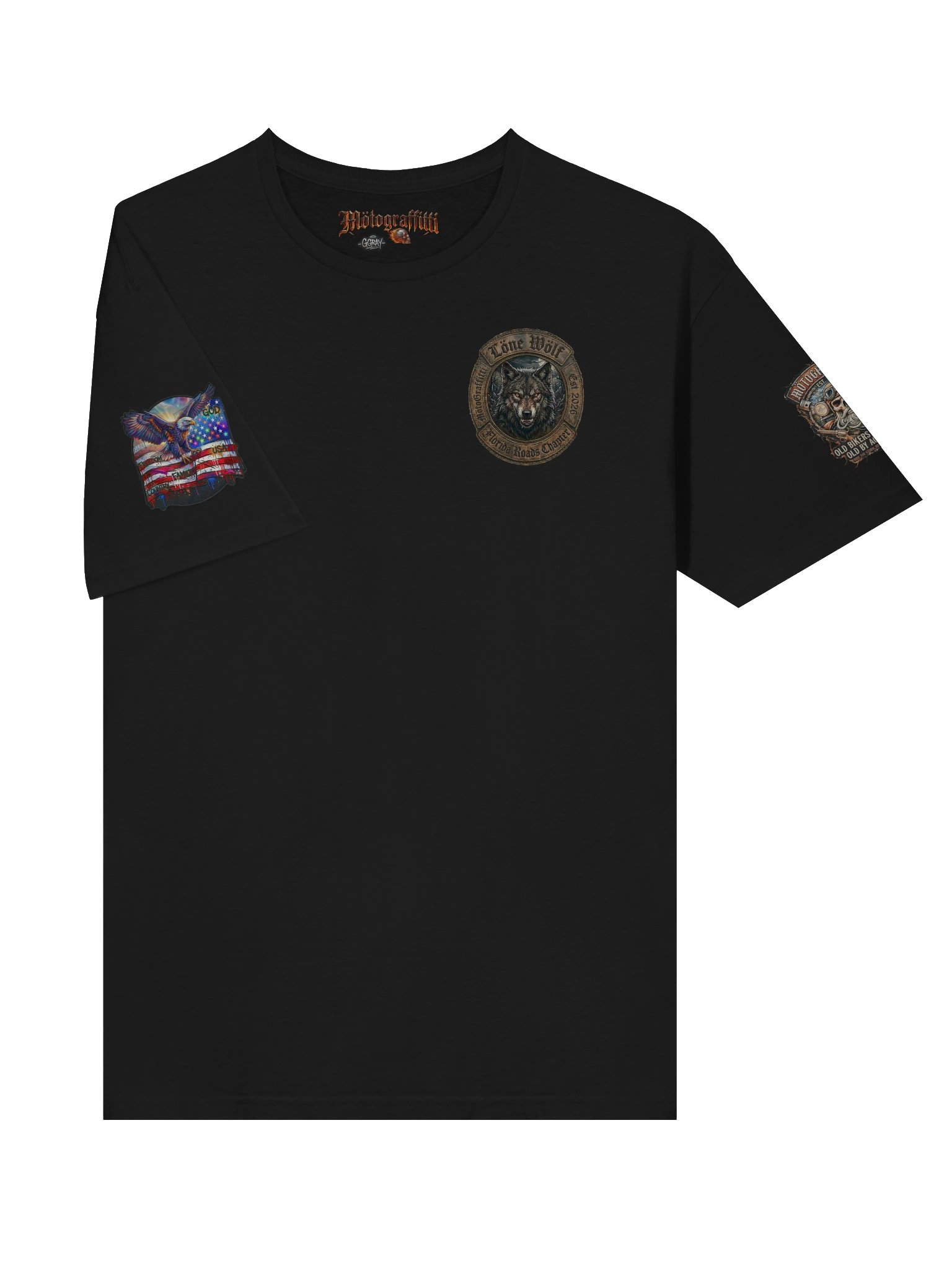 MötoGraffitti Löne Wölf T-Shirt product image (5)